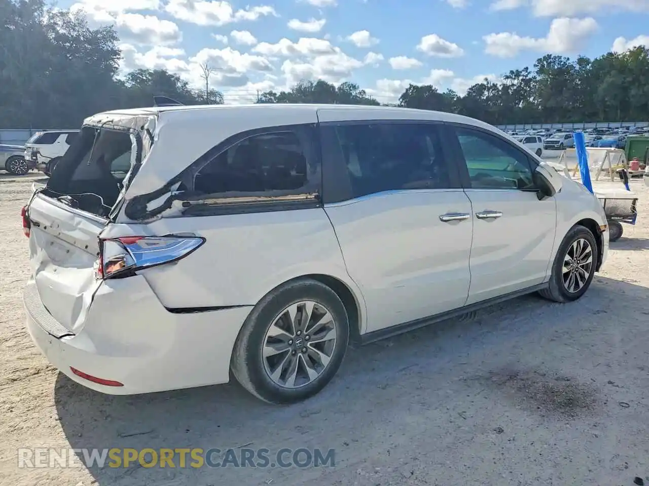 3 Фотография поврежденного автомобиля 5FNRL6H78MB045262 HONDA ODYSSEY 2021