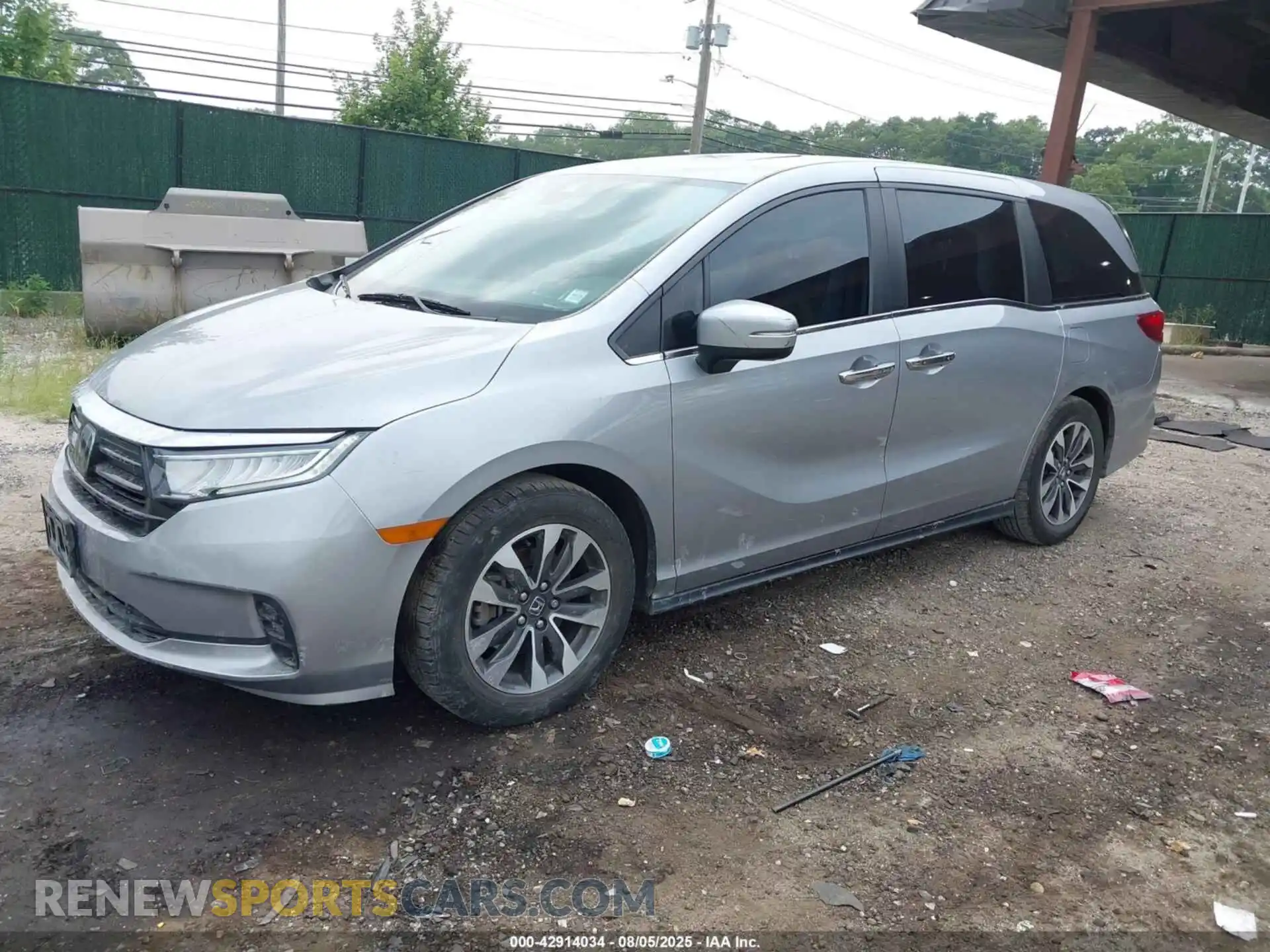 2 Photograph of a damaged car 5FNRL6H79MB024582 HONDA ODYSSEY 2021