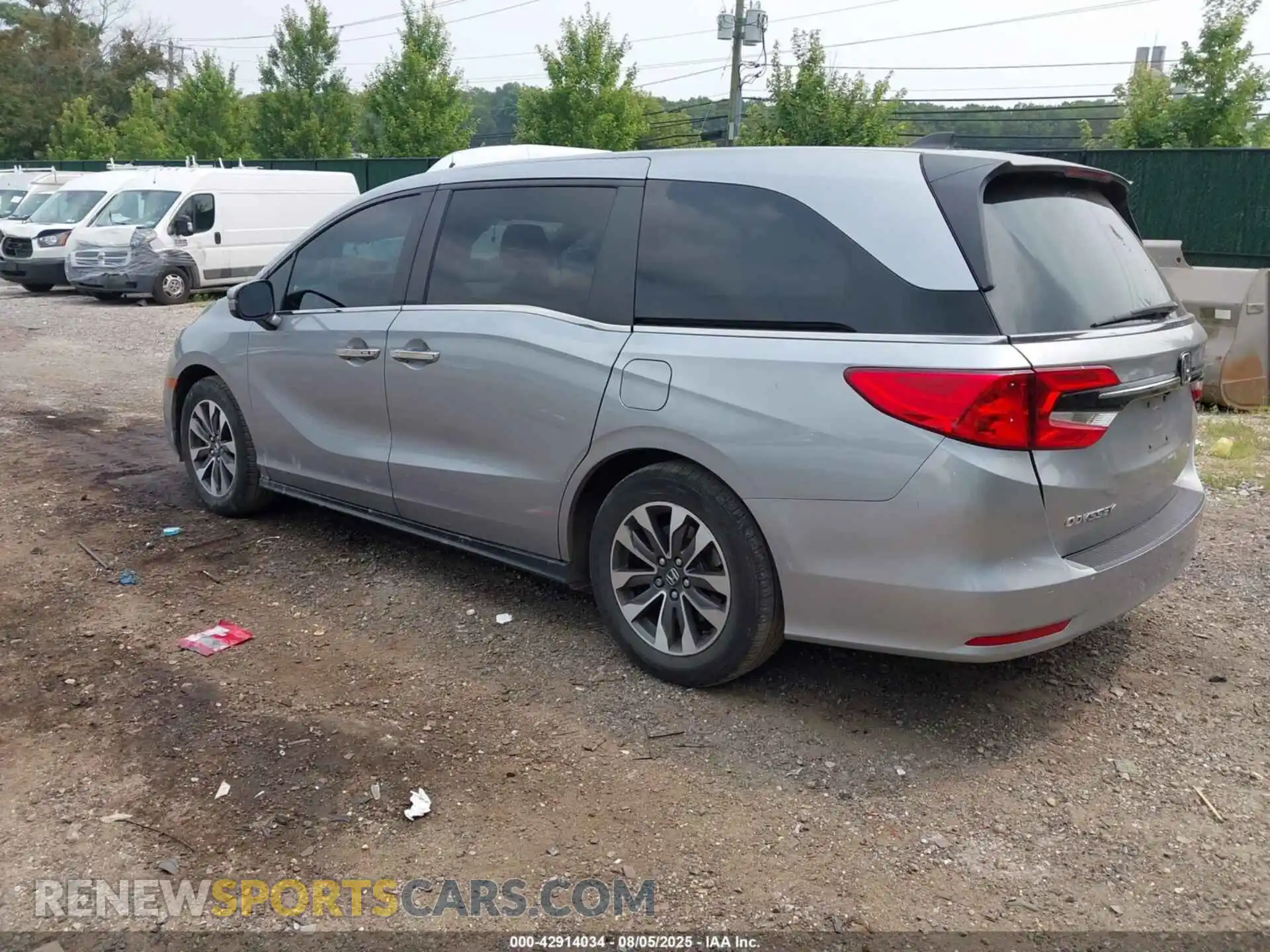 3 Photograph of a damaged car 5FNRL6H79MB024582 HONDA ODYSSEY 2021