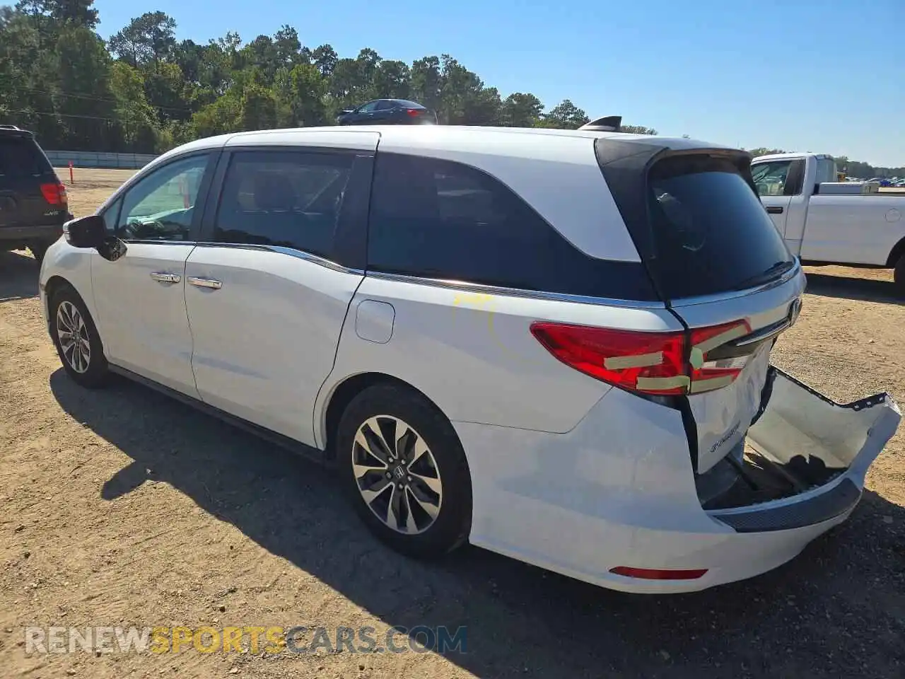 2 Photograph of a damaged car 5FNRL6H79MB026123 HONDA ODYSSEY 2021