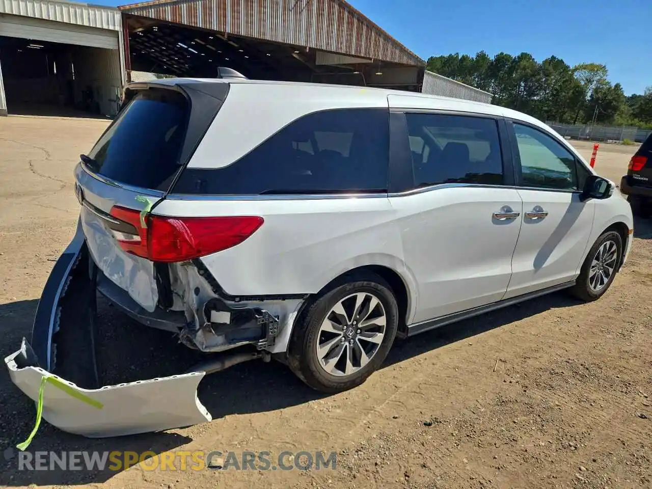 3 Photograph of a damaged car 5FNRL6H79MB026123 HONDA ODYSSEY 2021