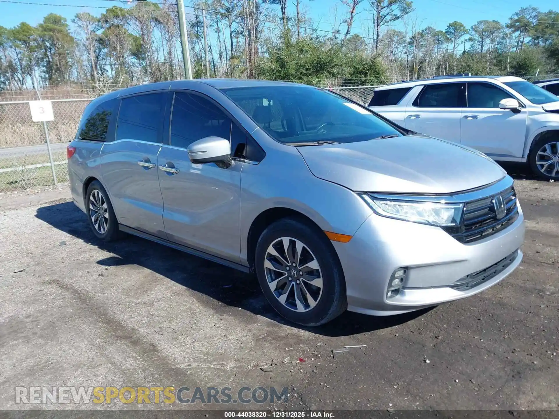 1 Photograph of a damaged car 5FNRL6H7XMB005278 HONDA ODYSSEY 2021