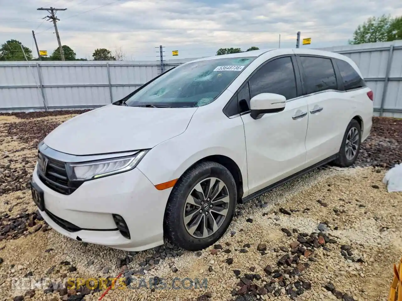 1 fotografías del automóvil dañado 5FNRL6H7XMB029127 HONDA ODYSSEY 2021