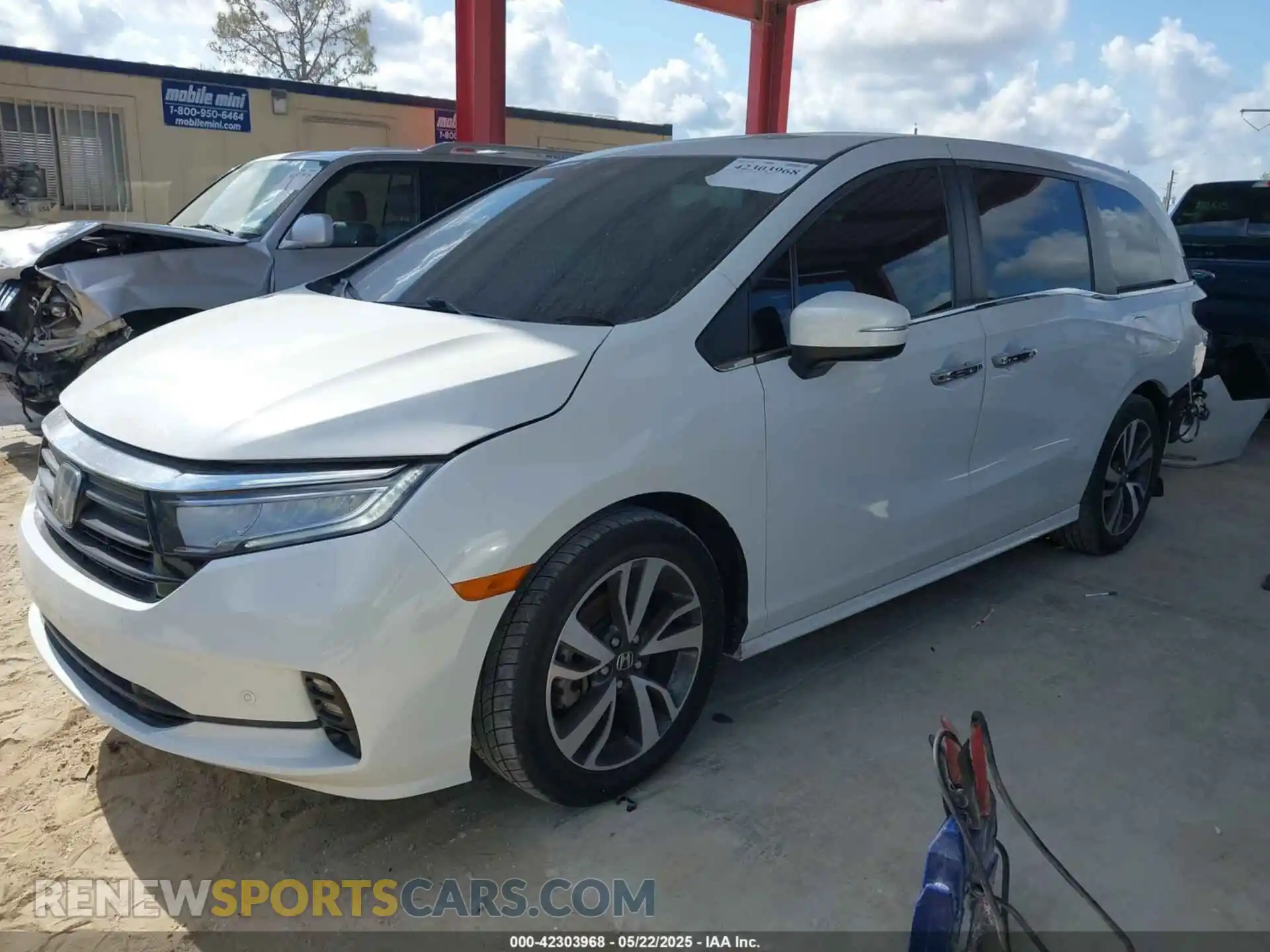 2 Photograph of a damaged car 5FNRL6H80MB003323 HONDA ODYSSEY 2021
