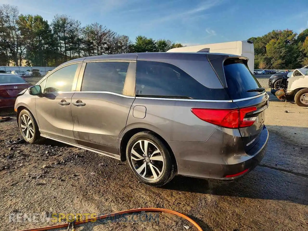 2 Фотография поврежденного автомобиля 5FNRL6H80MB007386 HONDA ODYSSEY 2021