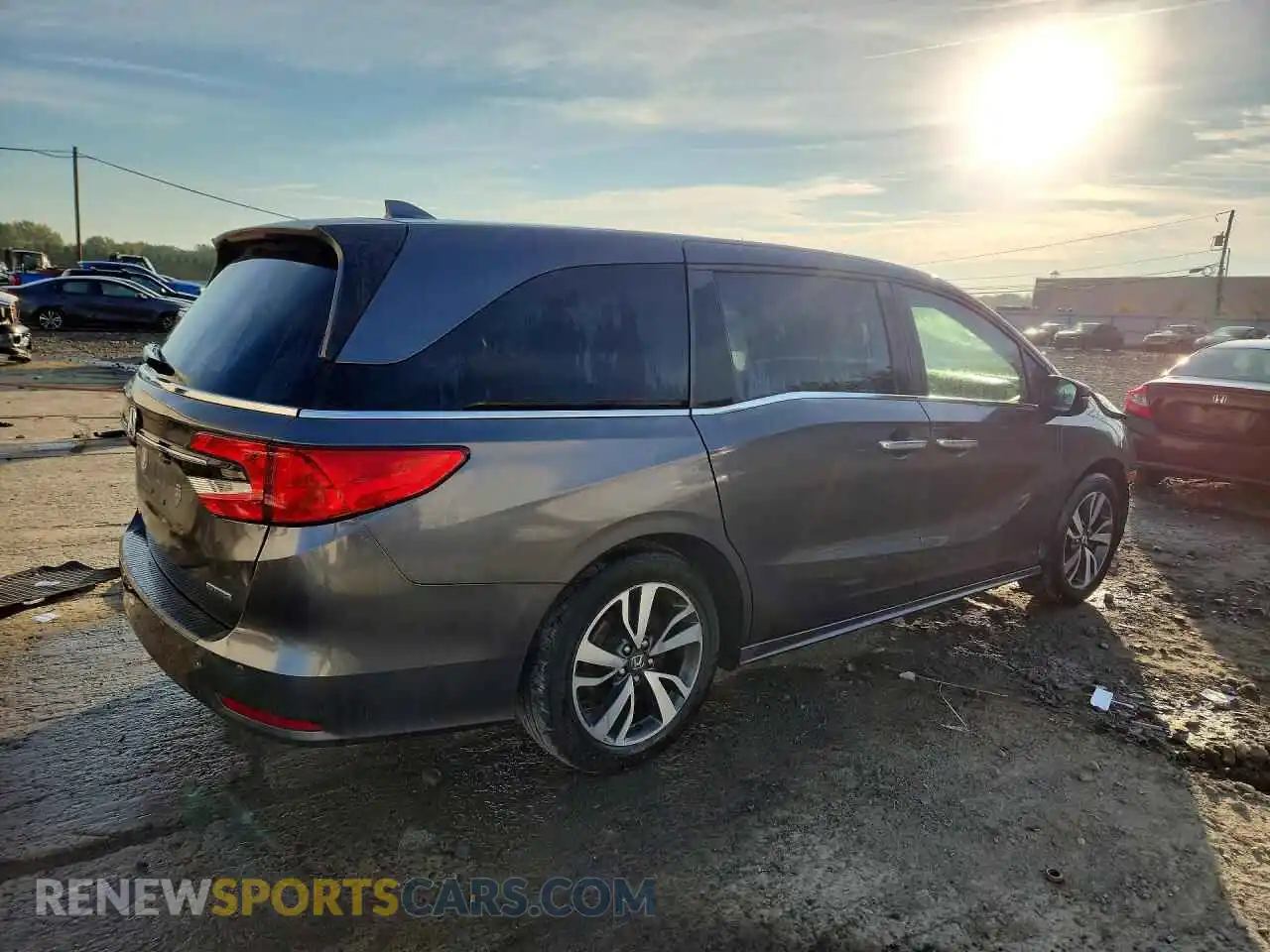 3 Фотография поврежденного автомобиля 5FNRL6H80MB007386 HONDA ODYSSEY 2021