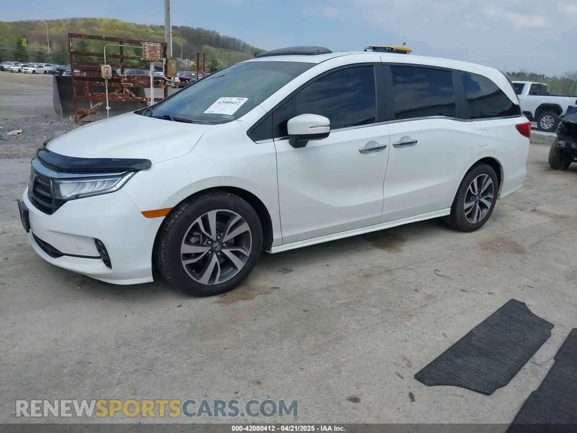 2 Photograph of a damaged car 5FNRL6H80MB010952 HONDA ODYSSEY 2021
