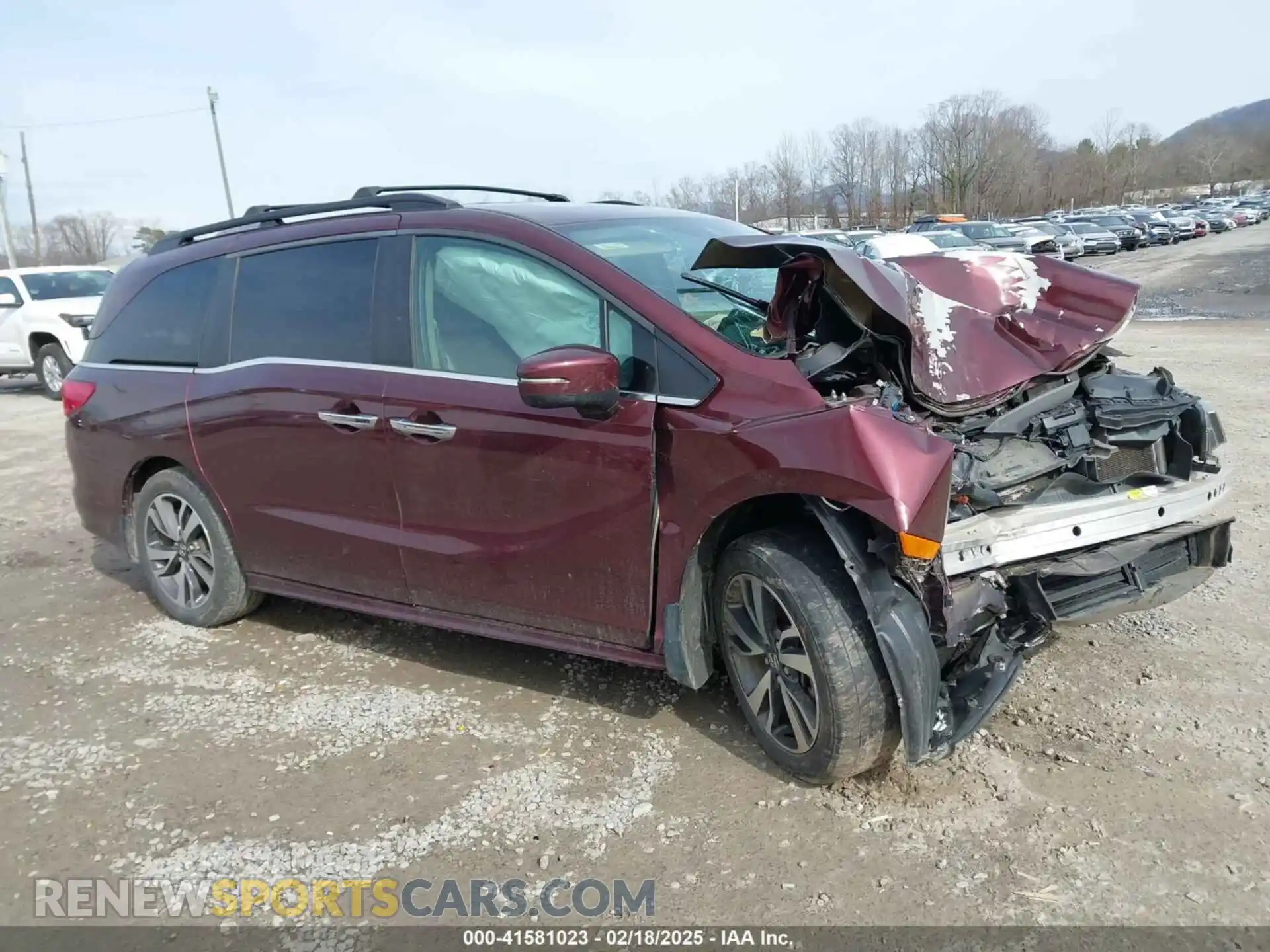 1 Photograph of a damaged car 5FNRL6H80MB020994 HONDA ODYSSEY 2021