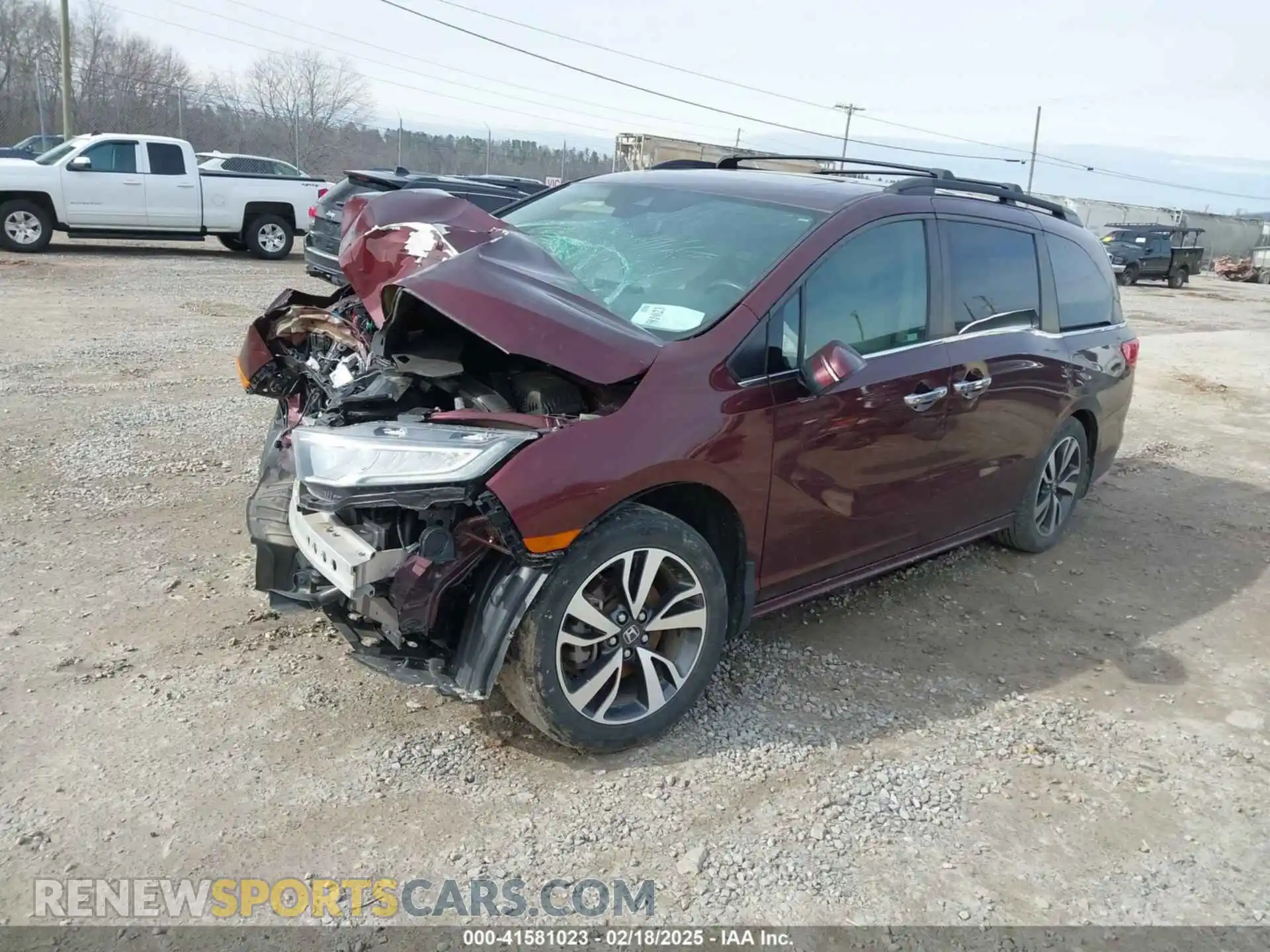 2 Photograph of a damaged car 5FNRL6H80MB020994 HONDA ODYSSEY 2021