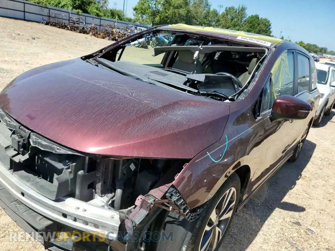 1 Photograph of a damaged car 5FNRL6H81MB014637 HONDA ODYSSEY 2021