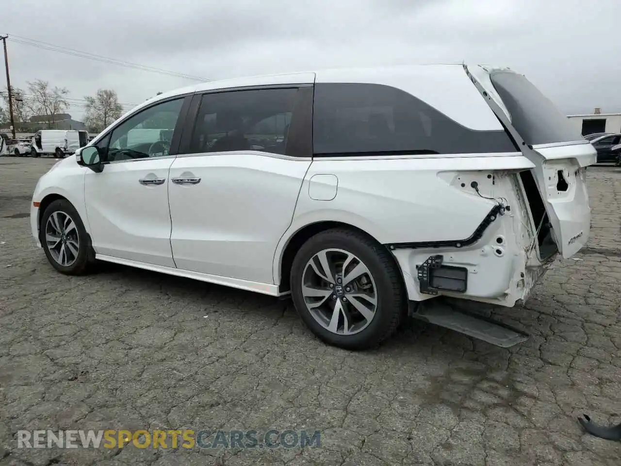 2 Фотография поврежденного автомобиля 5FNRL6H84MB027804 HONDA ODYSSEY 2021
