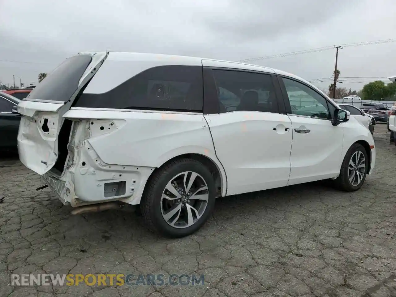 3 Фотография поврежденного автомобиля 5FNRL6H84MB027804 HONDA ODYSSEY 2021