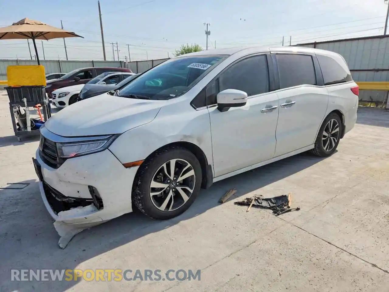 1 Photograph of a damaged car 5FNRL6H85MB017878 HONDA ODYSSEY 2021