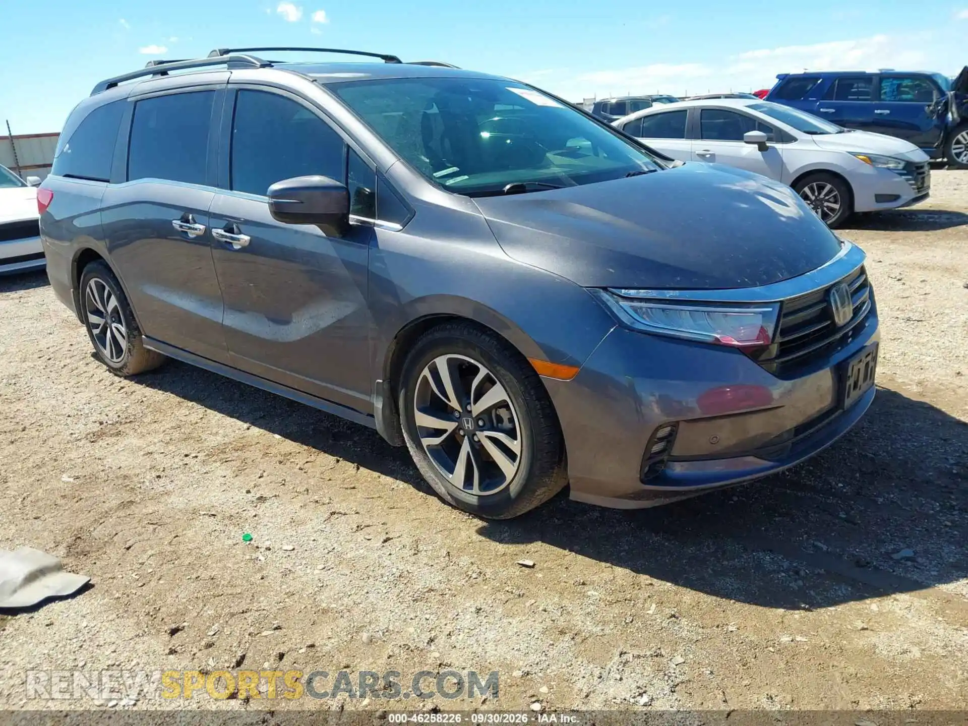 1 fotografías del automóvil dañado 5FNRL6H85MB029531 HONDA ODYSSEY 2021