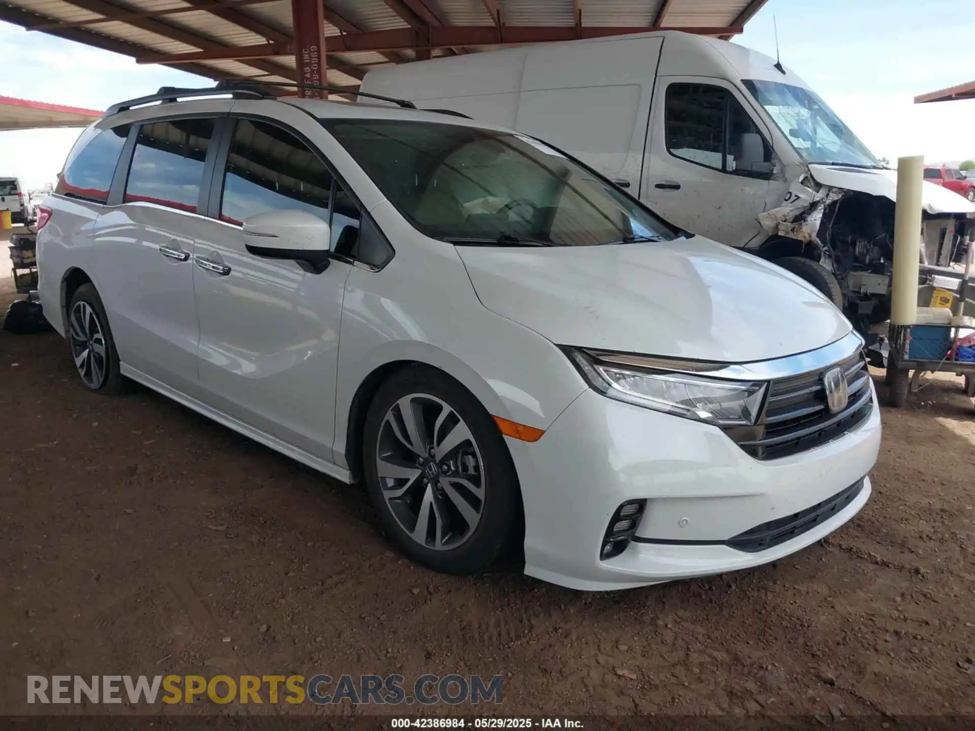 1 Photograph of a damaged car 5FNRL6H85MB034888 HONDA ODYSSEY 2021