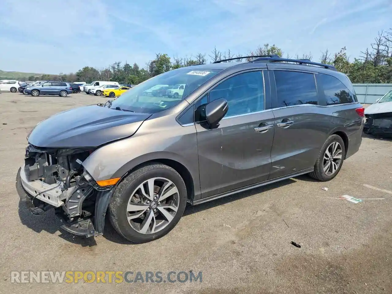 1 fotografías del automóvil dañado 5FNRL6H86MB006680 HONDA ODYSSEY 2021