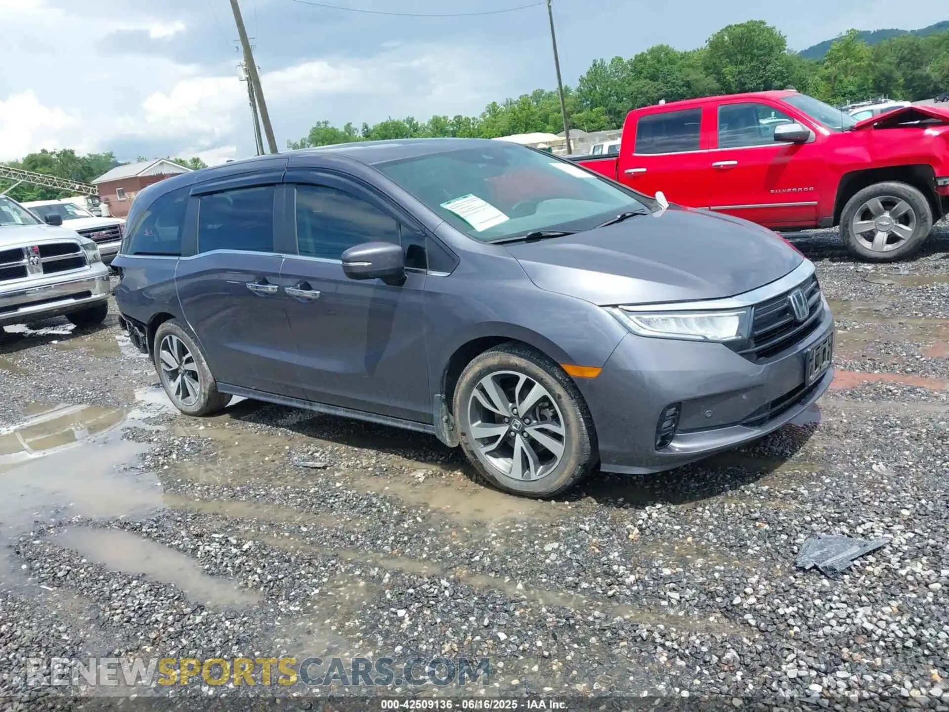 1 Фотография поврежденного автомобиля 5FNRL6H86MB013953 HONDA ODYSSEY 2021