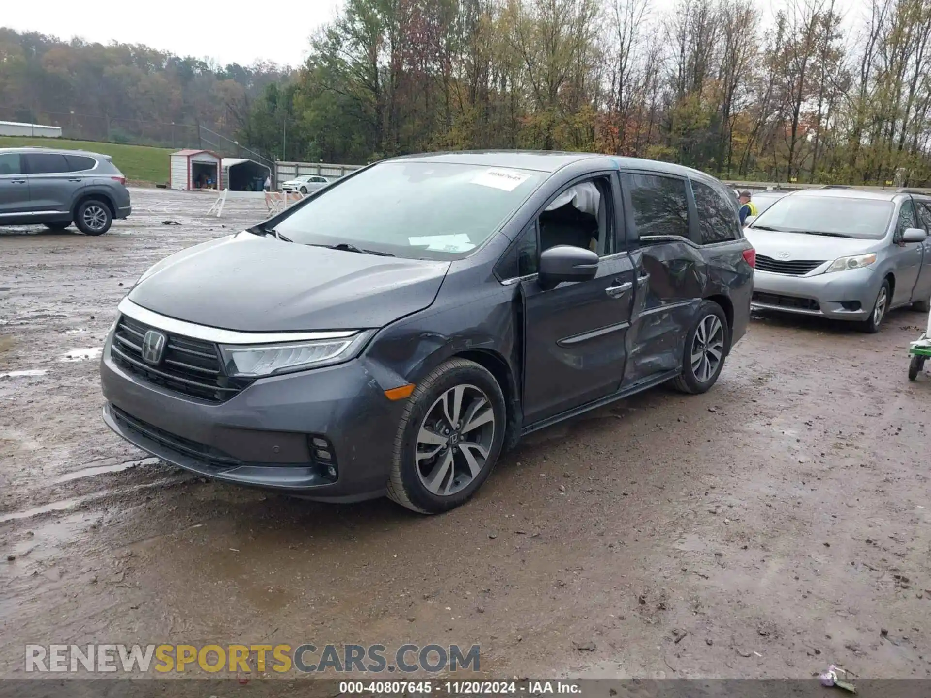 2 Photograph of a damaged car 5FNRL6H86MB036441 HONDA ODYSSEY 2021