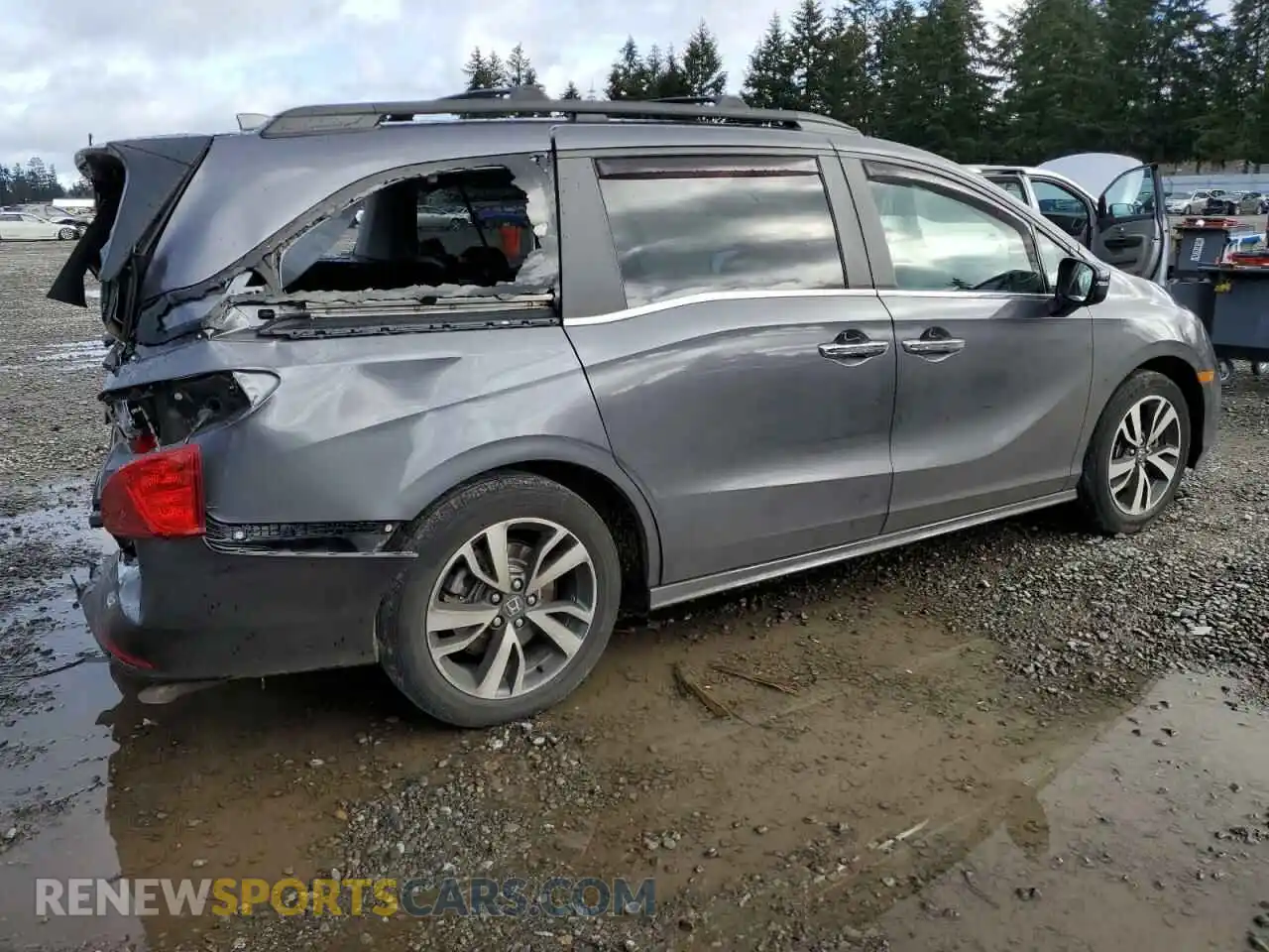 3 Photograph of a damaged car 5FNRL6H87MB033970 HONDA ODYSSEY 2021