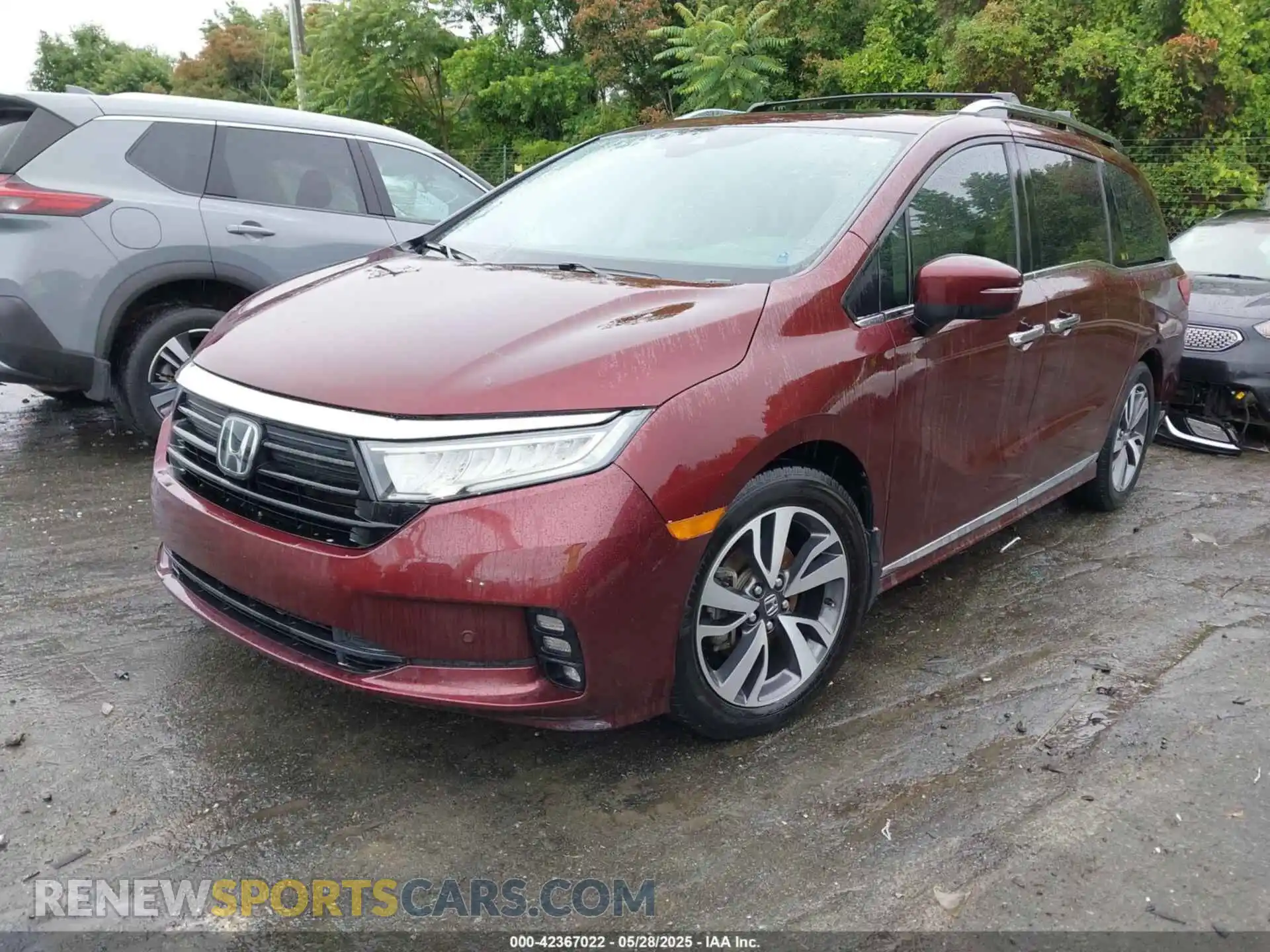 2 Photograph of a damaged car 5FNRL6H88MB006938 HONDA ODYSSEY 2021