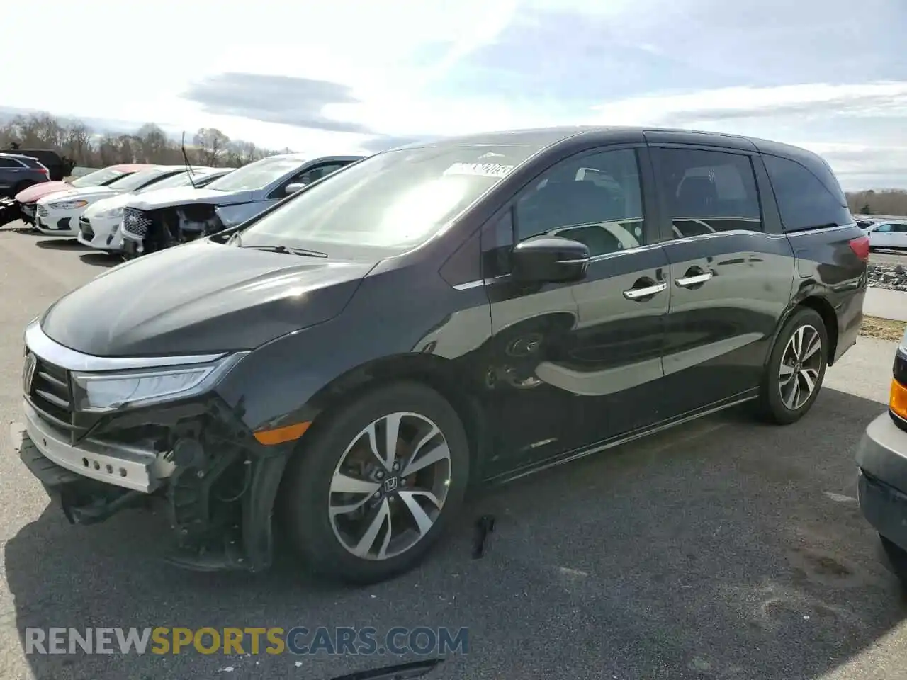 1 Photograph of a damaged car 5FNRL6H89MB008147 HONDA ODYSSEY 2021