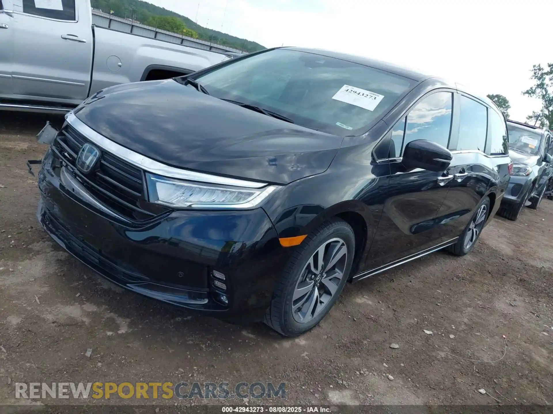 2 Photograph of a damaged car 5FNRL6H89MB035803 HONDA ODYSSEY 2021