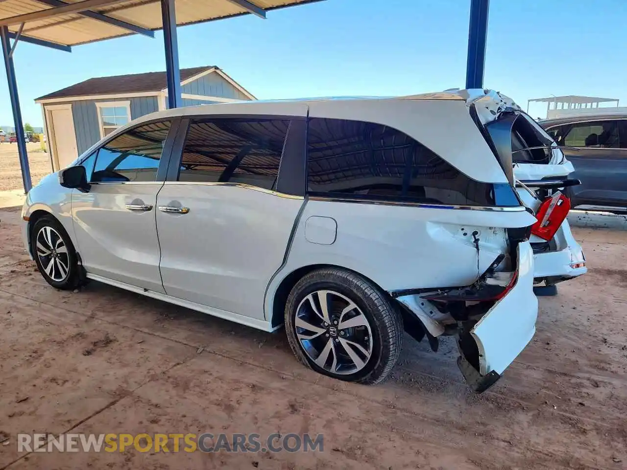 2 Photograph of a damaged car 5FNRL6H8XMB010988 HONDA ODYSSEY 2021