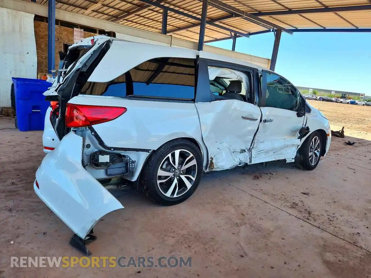 3 Photograph of a damaged car 5FNRL6H8XMB010988 HONDA ODYSSEY 2021