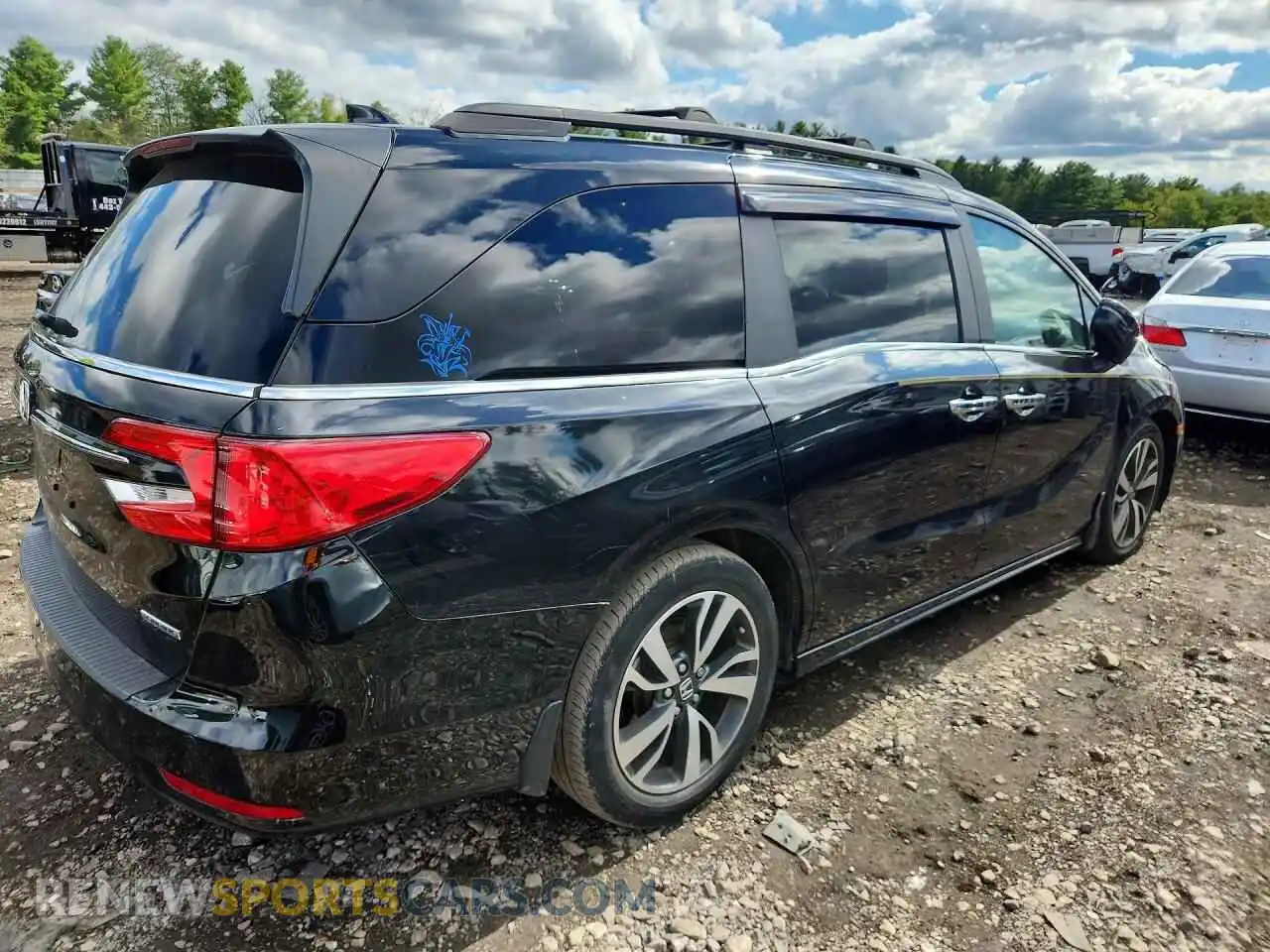 3 Photograph of a damaged car 5FNRL6H8XMB040136 HONDA ODYSSEY 2021