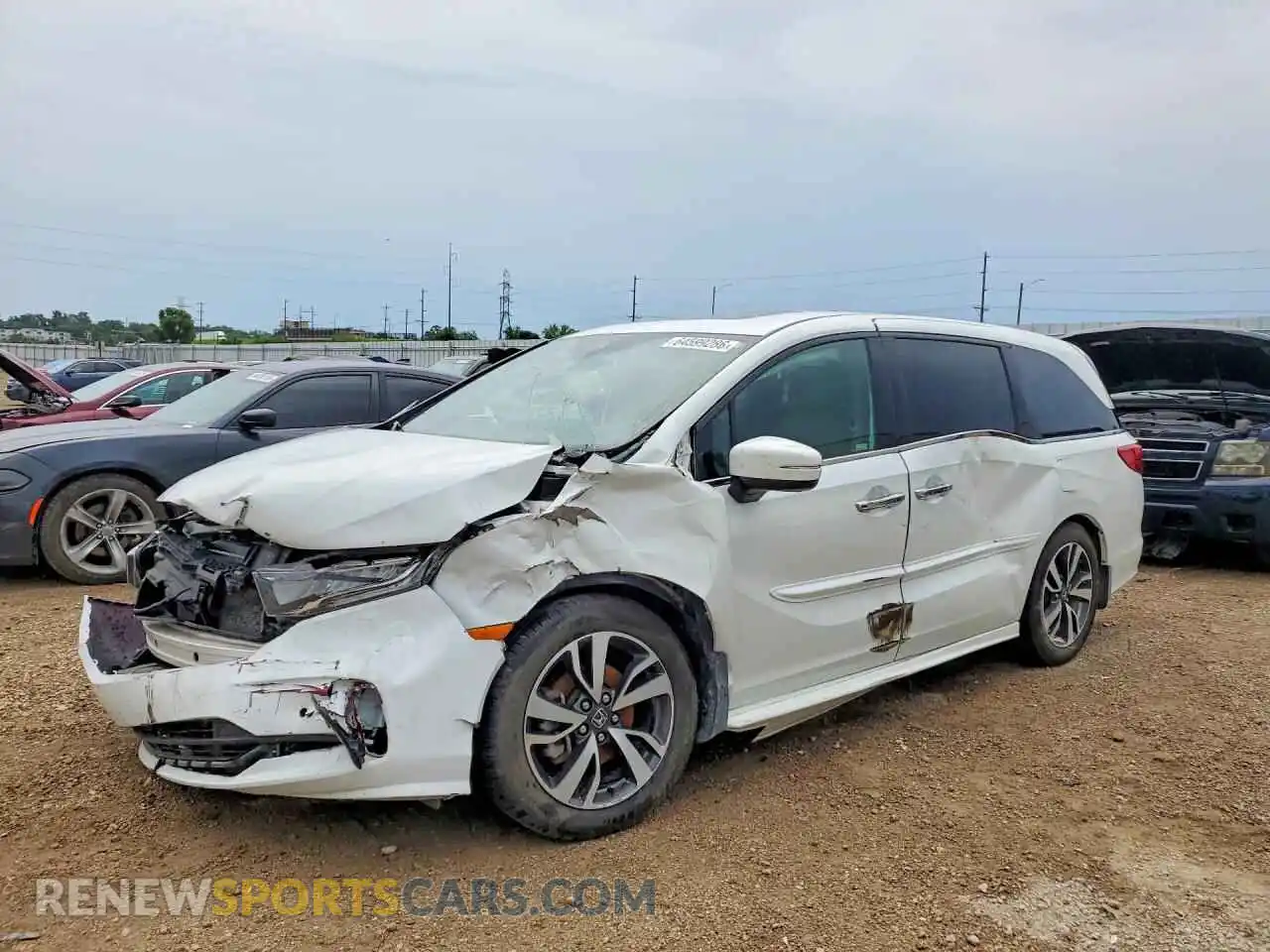 1 Photograph of a damaged car 5FNRL6H92MB016910 HONDA ODYSSEY 2021