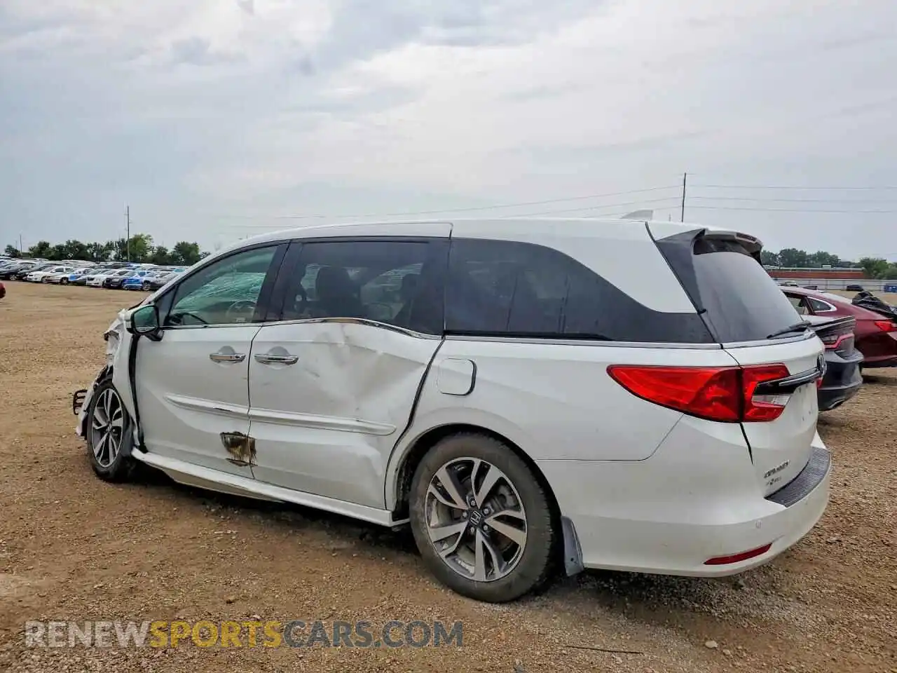2 Photograph of a damaged car 5FNRL6H92MB016910 HONDA ODYSSEY 2021