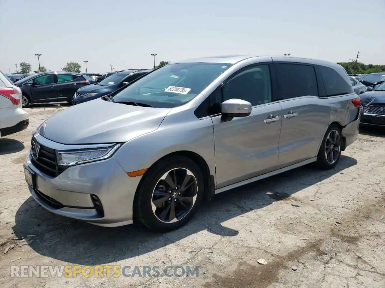 1 Photograph of a damaged car 5FNRL6H97MB003179 HONDA ODYSSEY 2021