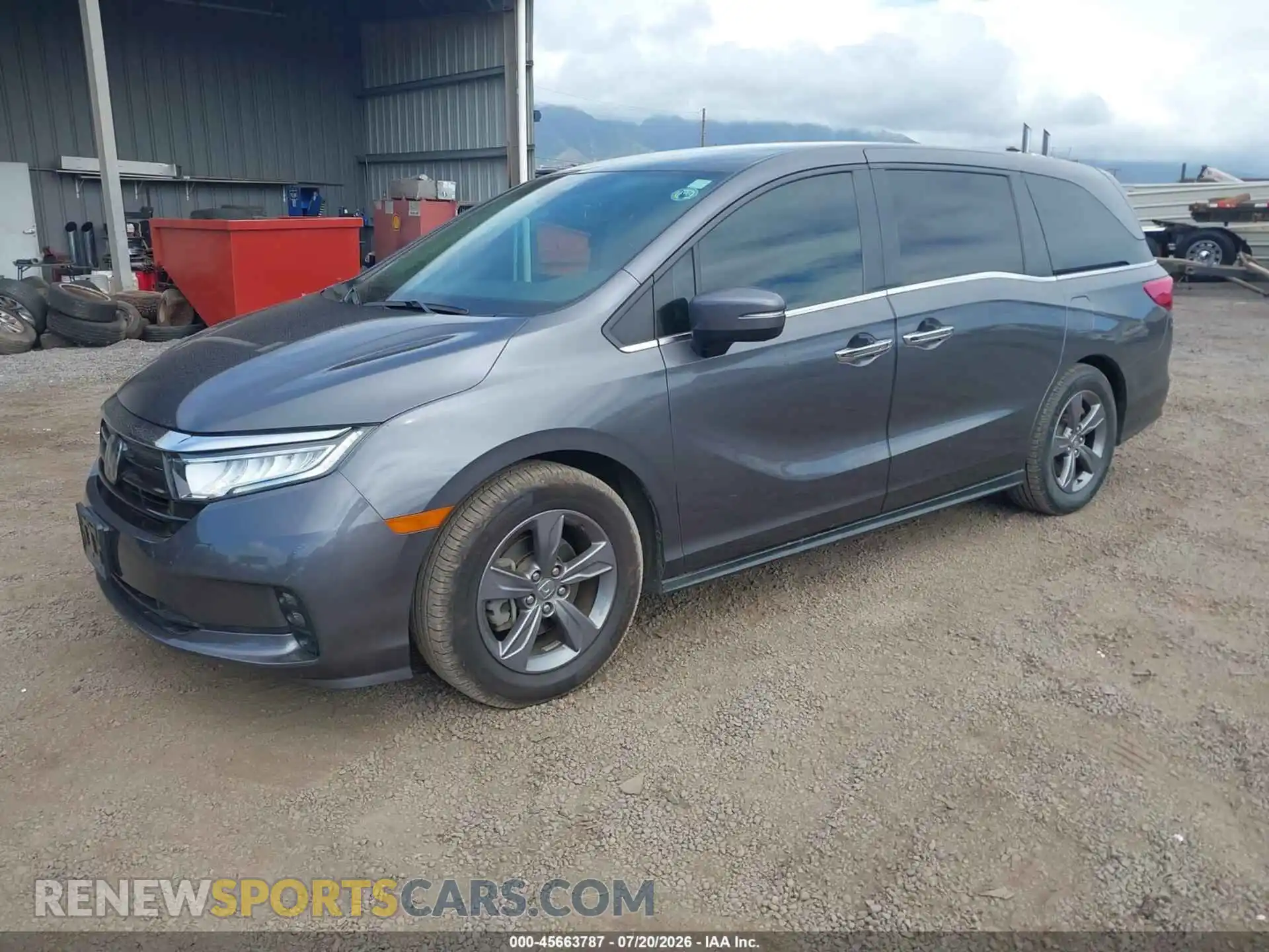 2 Фотография поврежденного автомобиля 5FNRL6H50NB029248 HONDA ODYSSEY 2022