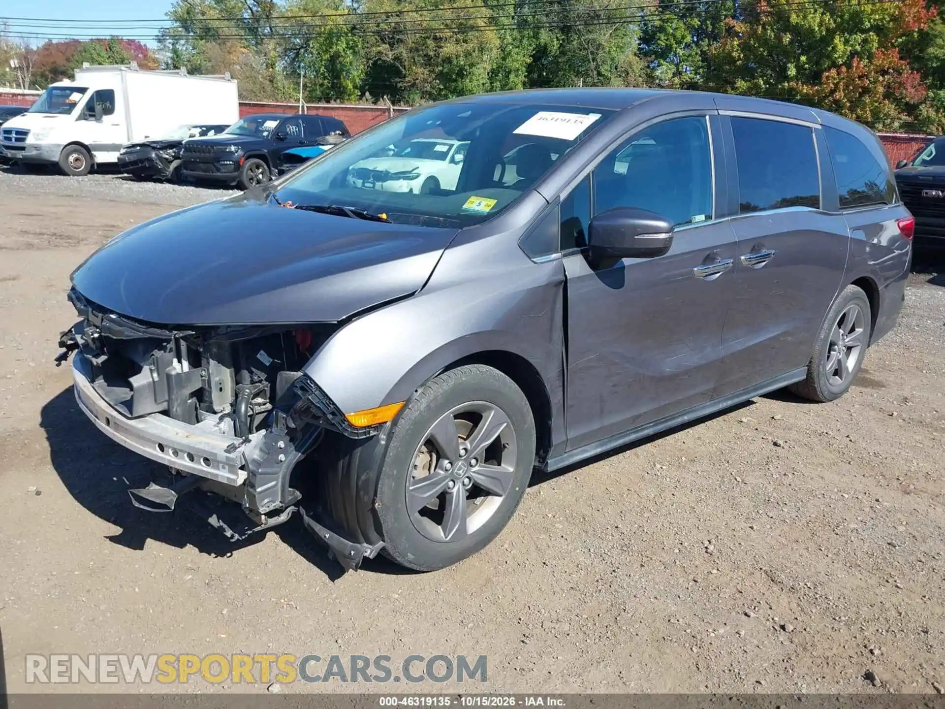 2 Фотография поврежденного автомобиля 5FNRL6H52NB010748 HONDA ODYSSEY 2022