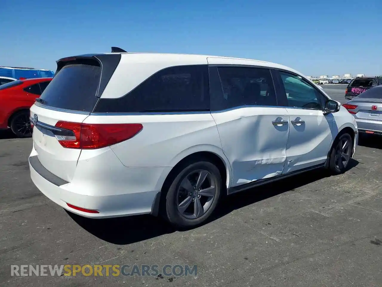 3 Фотография поврежденного автомобиля 5FNRL6H54NB006572 HONDA ODYSSEY 2022