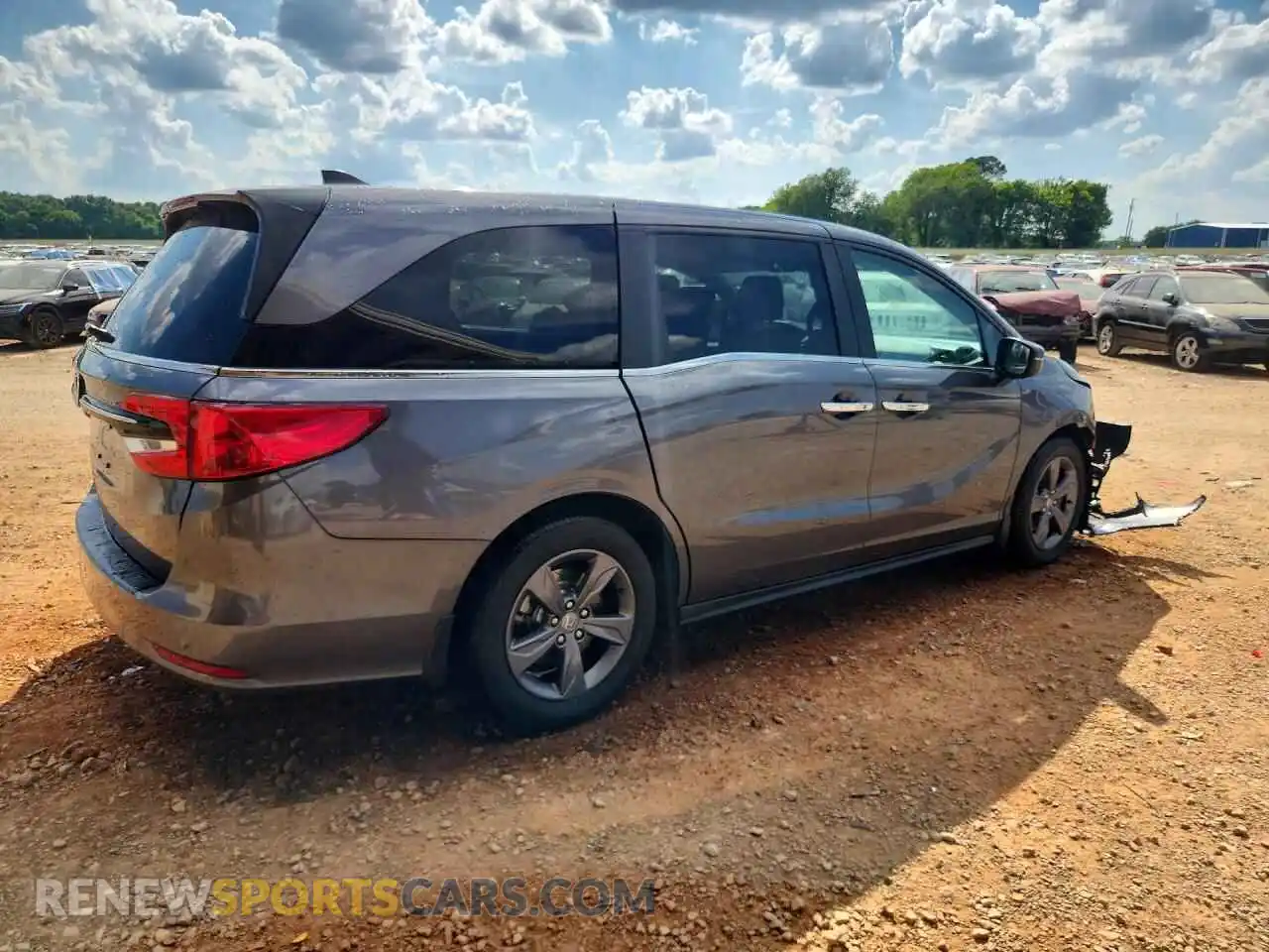 3 Фотография поврежденного автомобиля 5FNRL6H54NB010766 HONDA ODYSSEY 2022