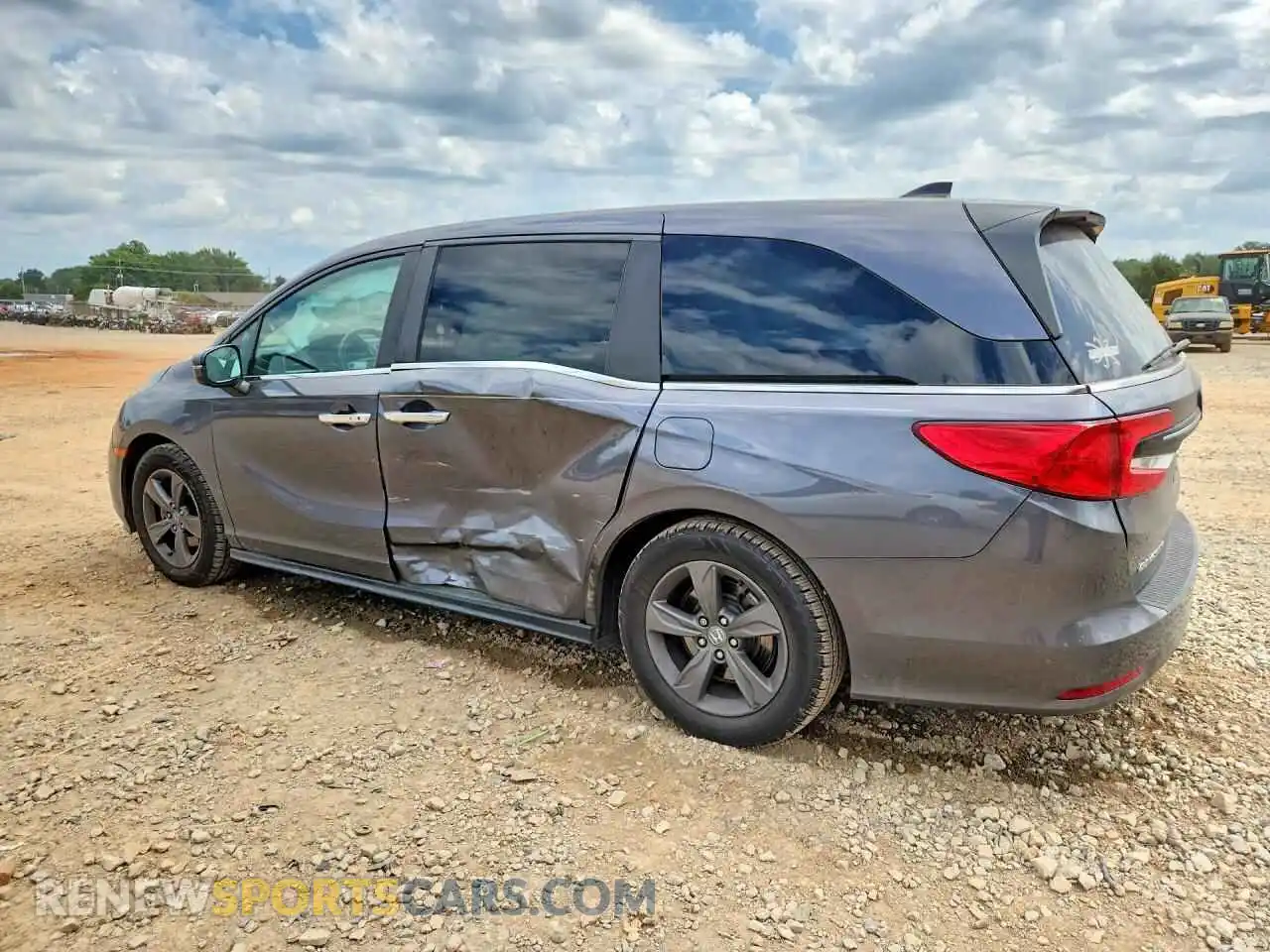 2 fotografías del automóvil dañado 5FNRL6H54NB011271 HONDA ODYSSEY 2022