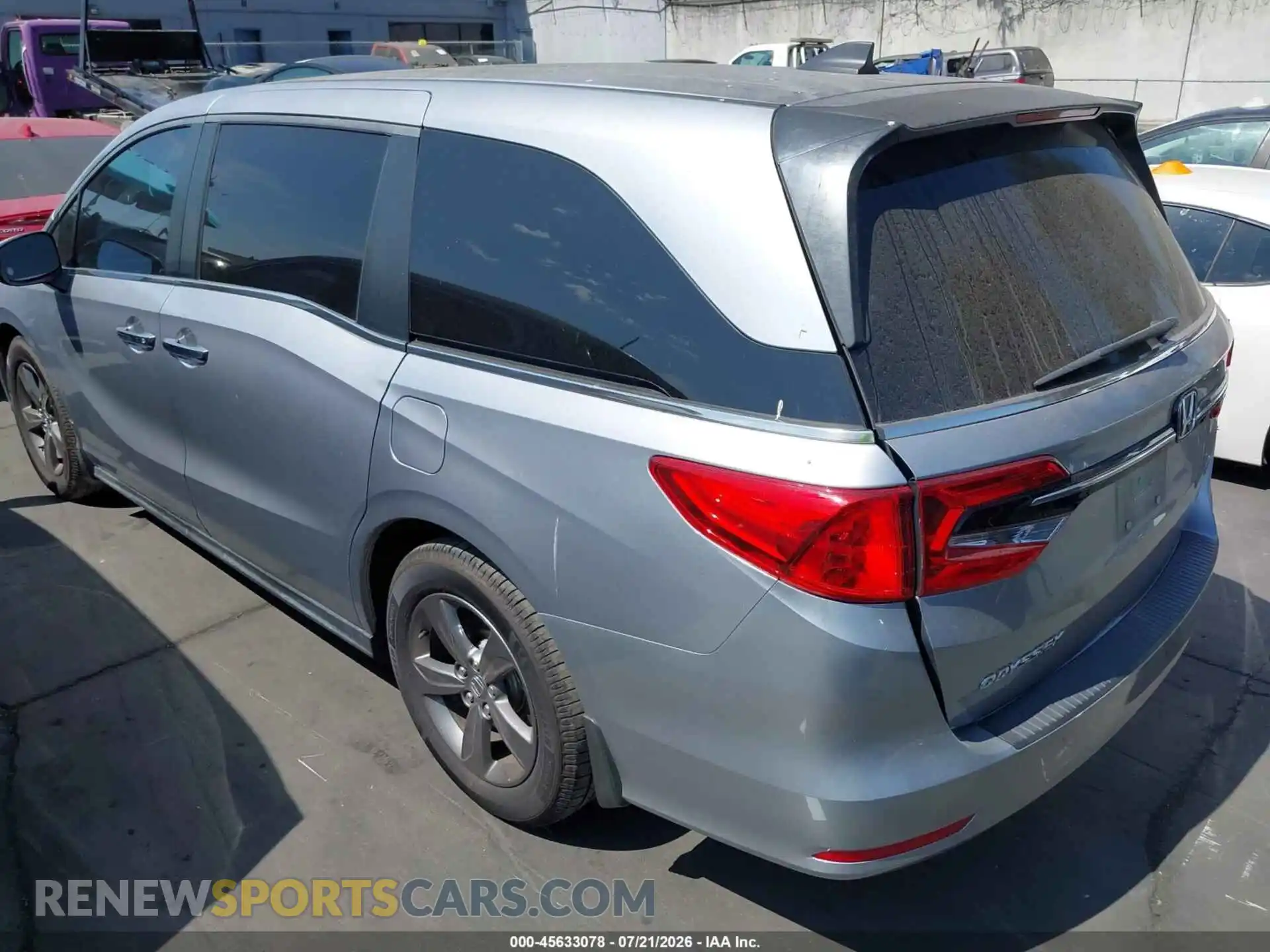 3 Фотография поврежденного автомобиля 5FNRL6H54NB017393 HONDA ODYSSEY 2022