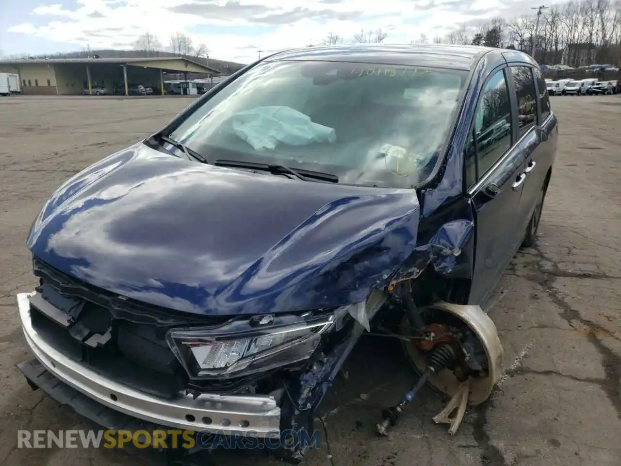 2 Photograph of a damaged car 5FNRL6H54NB035912 HONDA ODYSSEY 2022