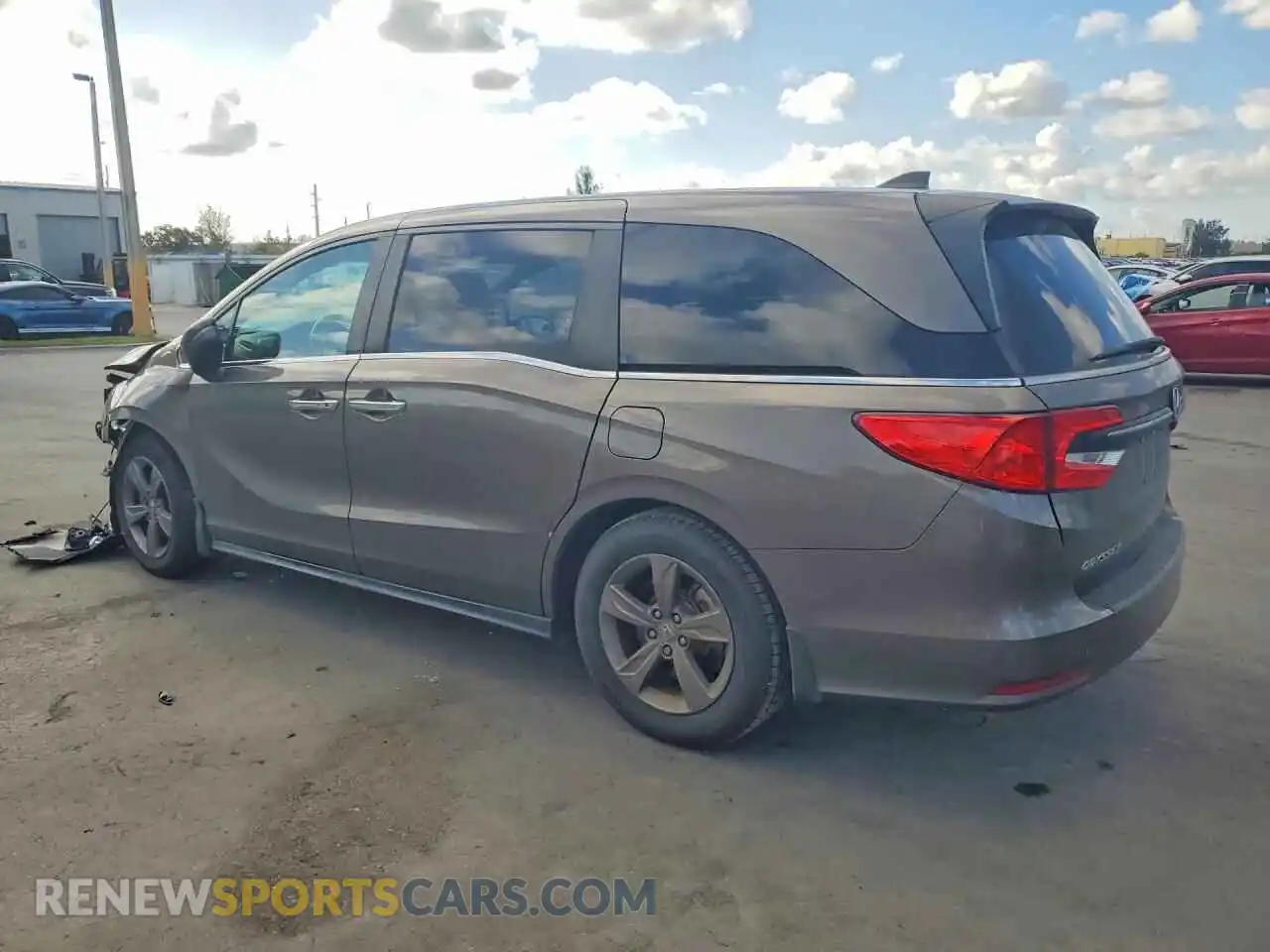 2 Photograph of a damaged car 5FNRL6H55NB033506 HONDA ODYSSEY 2022