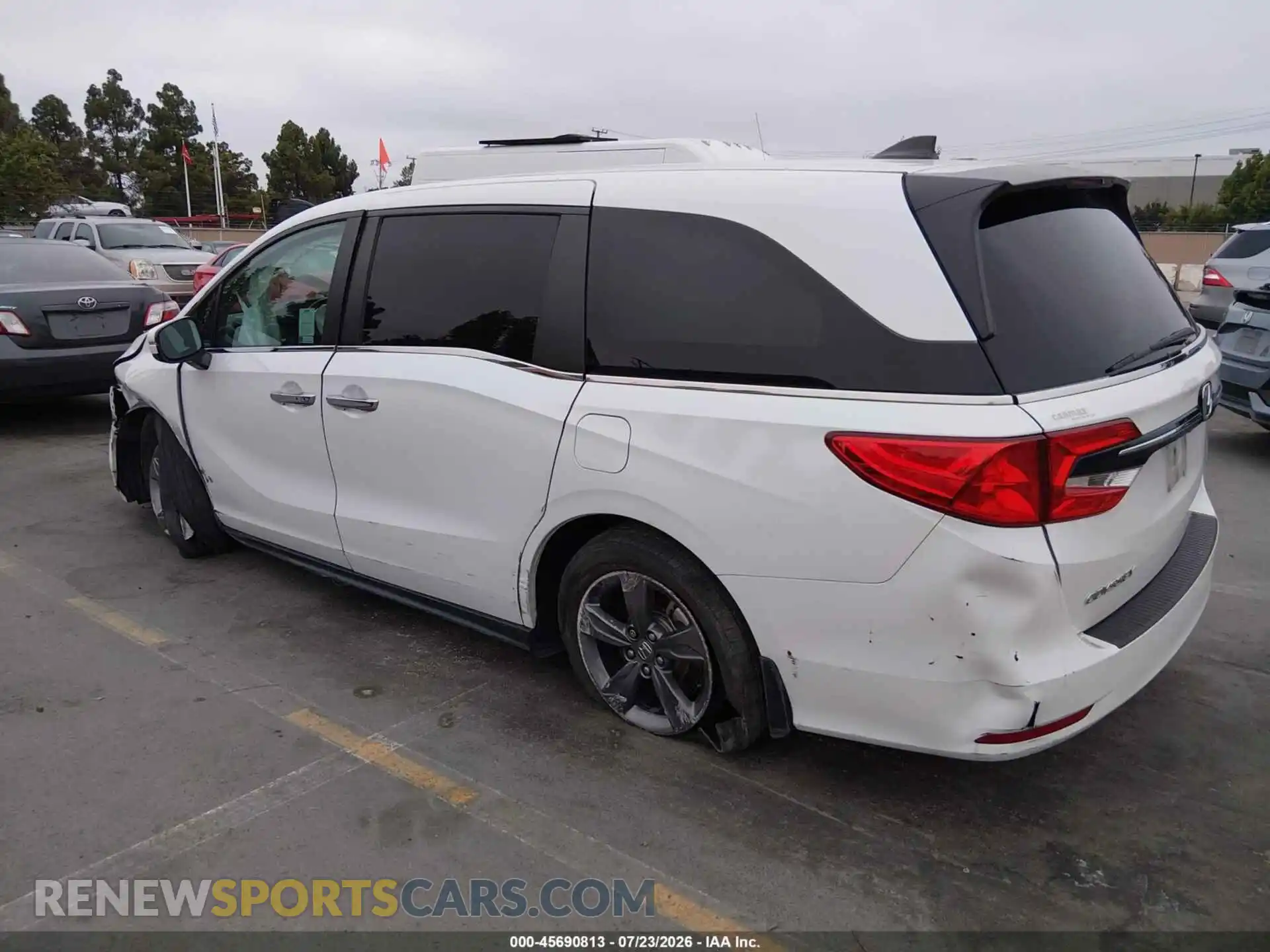 3 Фотография поврежденного автомобиля 5FNRL6H56NB011210 HONDA ODYSSEY 2022