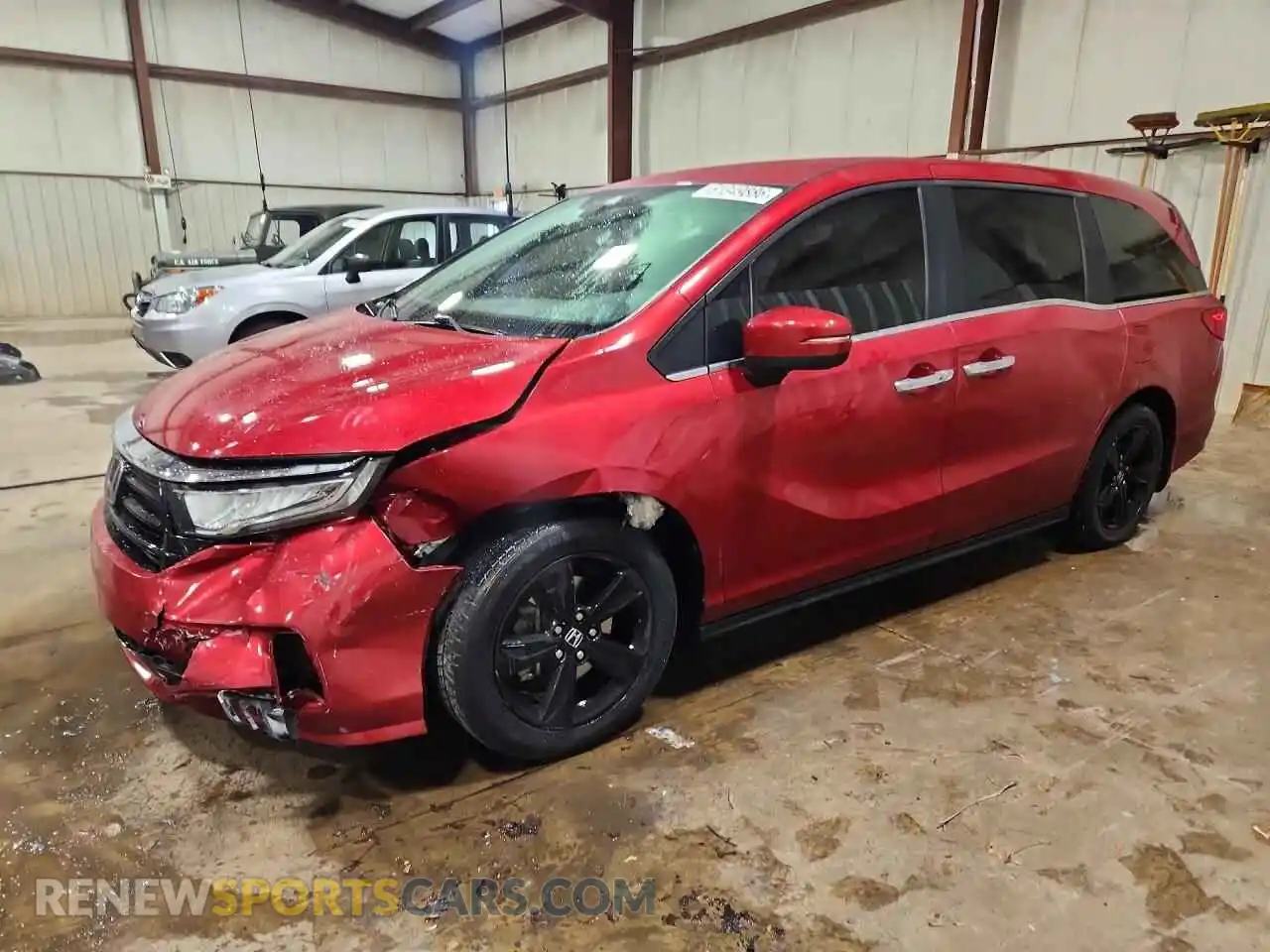 1 Photograph of a damaged car 5FNRL6H58NB005294 HONDA ODYSSEY 2022