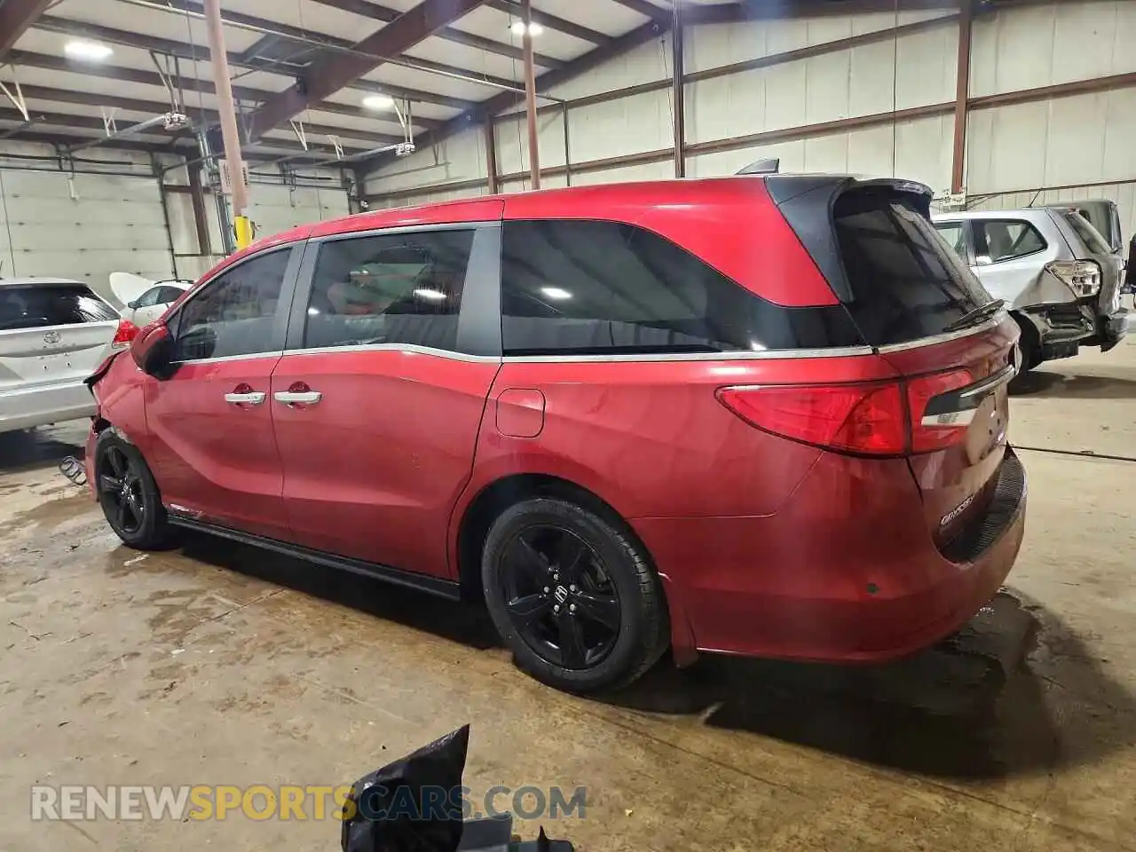 2 Photograph of a damaged car 5FNRL6H58NB005294 HONDA ODYSSEY 2022