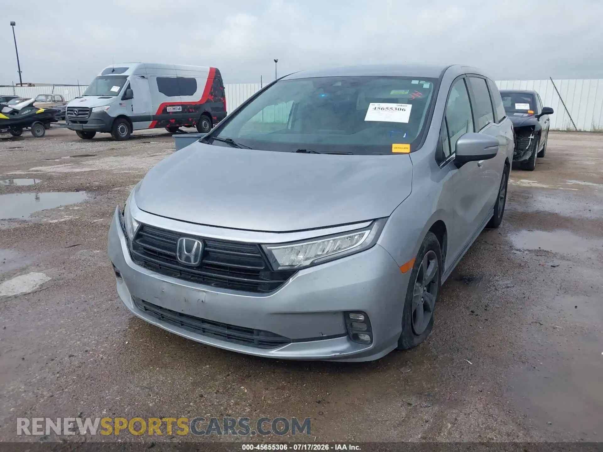 2 Фотография поврежденного автомобиля 5FNRL6H59NB019690 HONDA ODYSSEY 2022