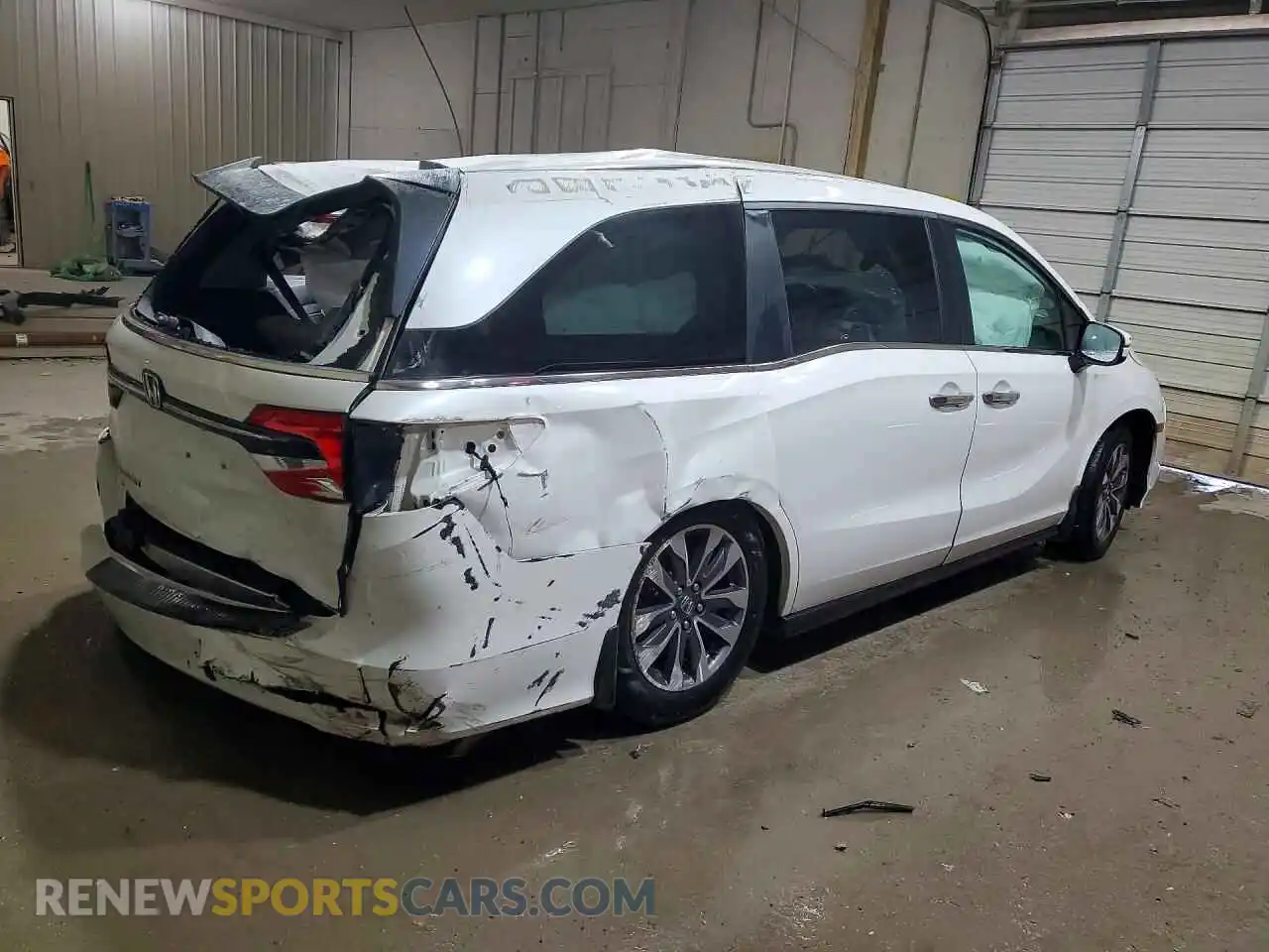3 Photograph of a damaged car 5FNRL6H70NB004450 HONDA ODYSSEY 2022