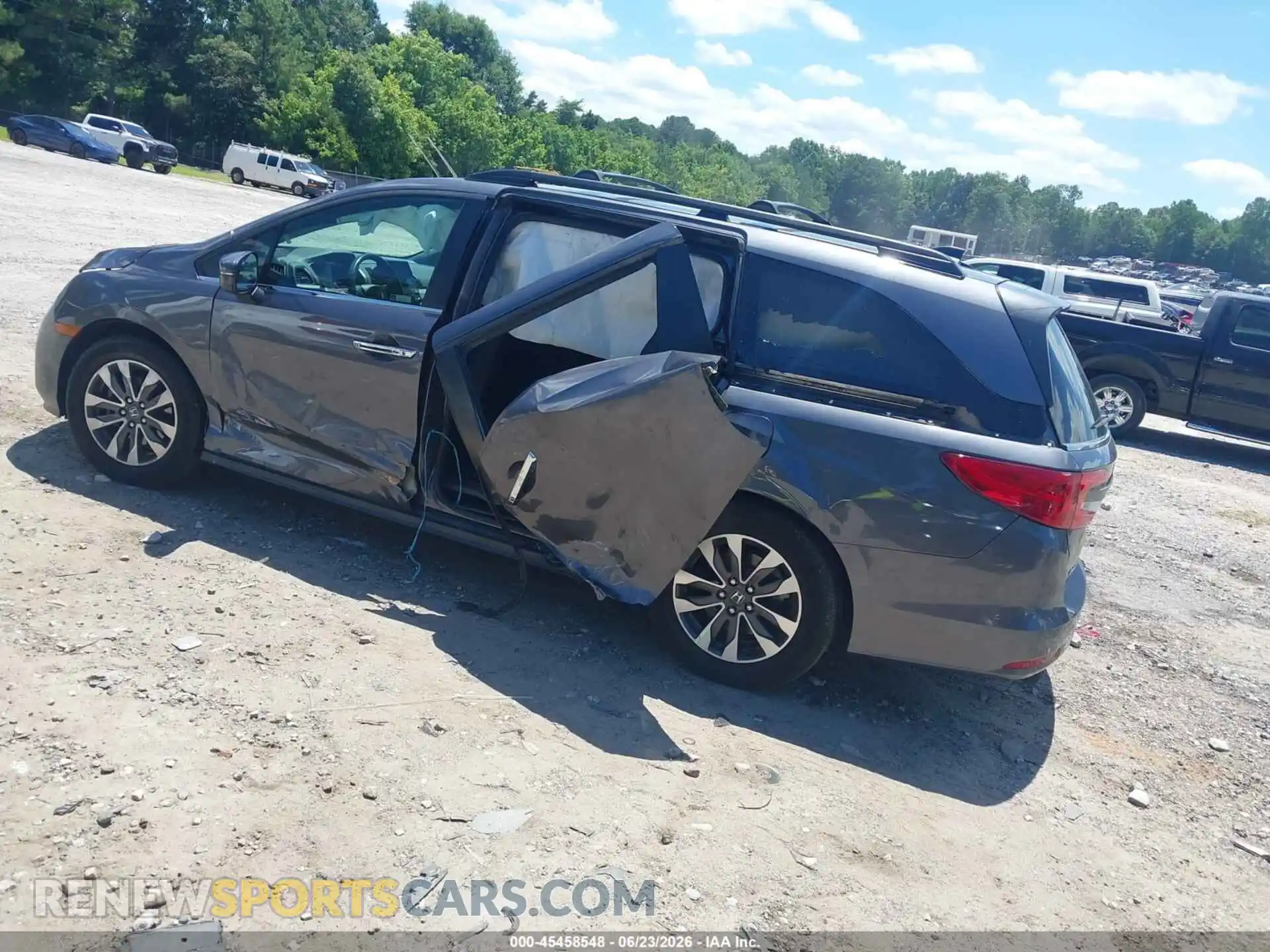 3 Фотография поврежденного автомобиля 5FNRL6H70NB033043 HONDA ODYSSEY 2022