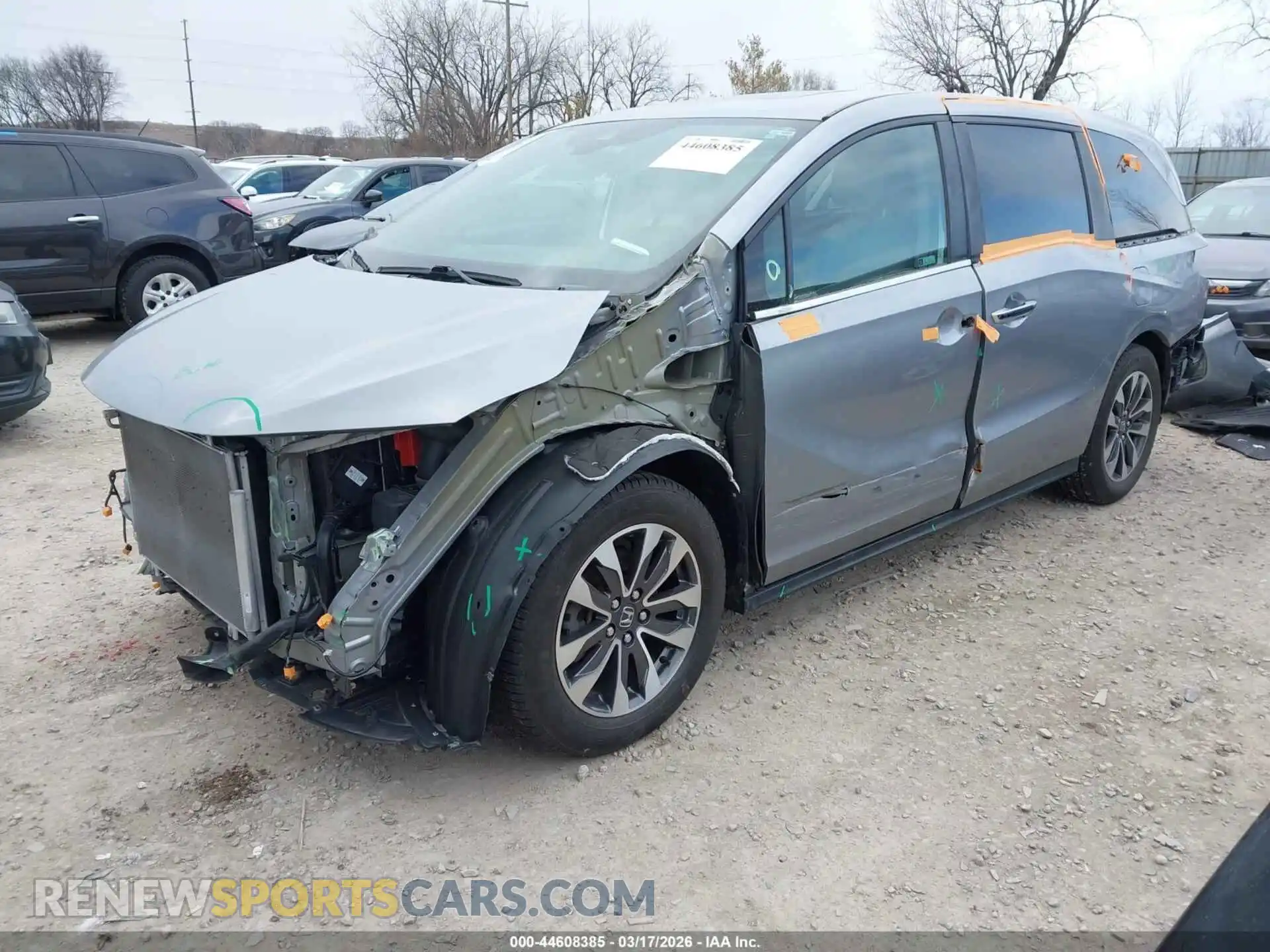 2 Фотография поврежденного автомобиля 5FNRL6H71NB028496 HONDA ODYSSEY 2022