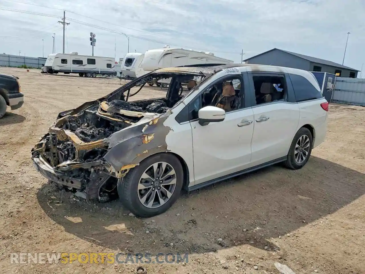 1 Фотография поврежденного автомобиля 5FNRL6H71NB028689 HONDA ODYSSEY 2022