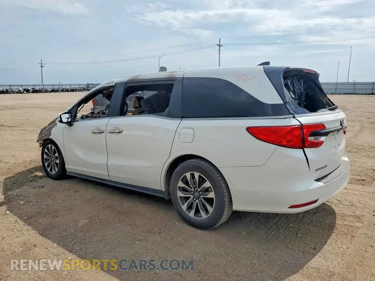 2 Фотография поврежденного автомобиля 5FNRL6H71NB028689 HONDA ODYSSEY 2022
