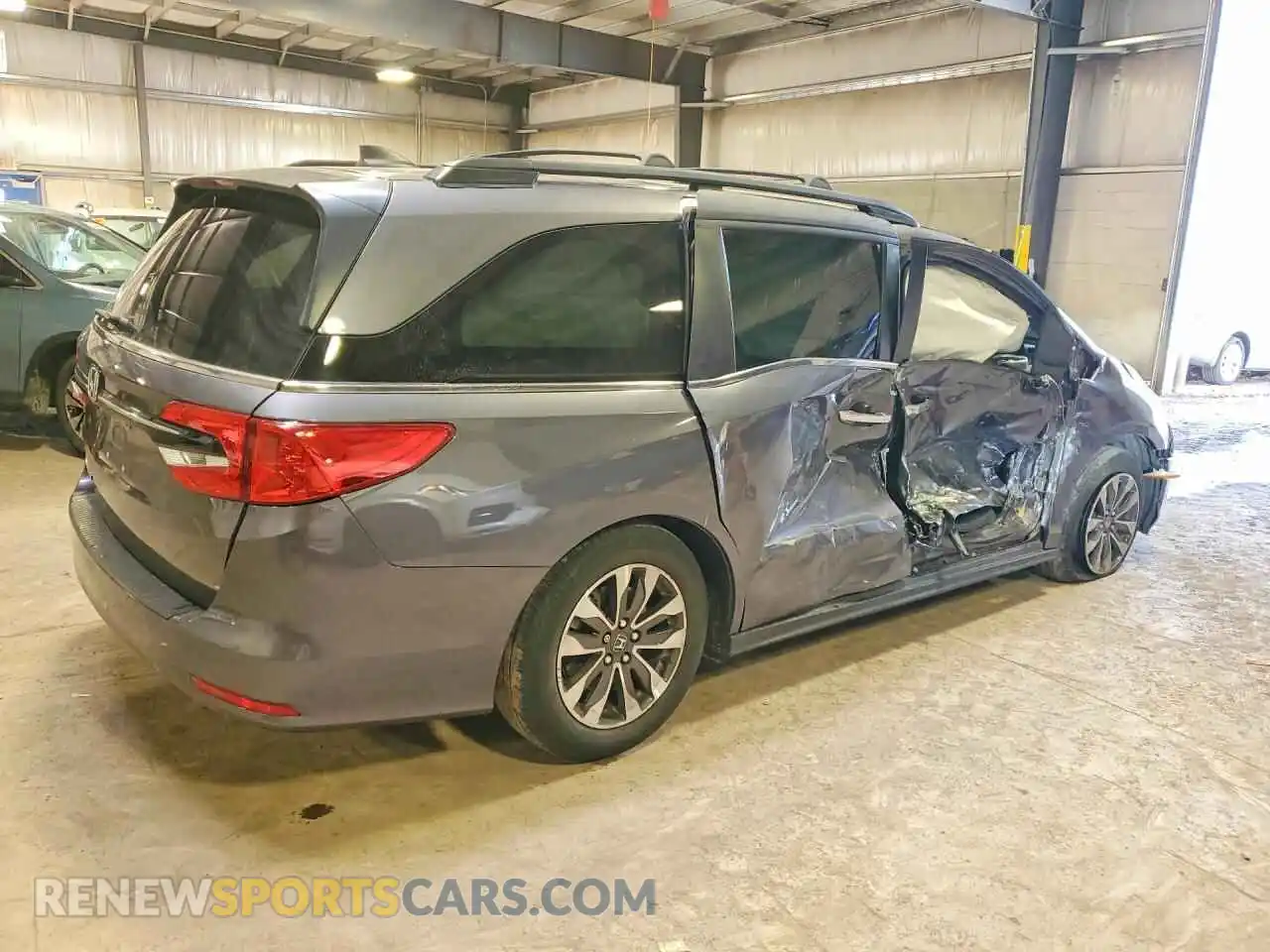 3 Фотография поврежденного автомобиля 5FNRL6H71NB031866 HONDA ODYSSEY 2022